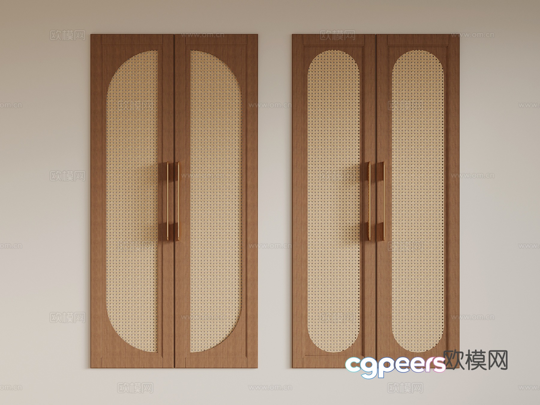 Wasabi Fengkou Door Door Panel Handle 3D Model Wasabi Fengkou Door Door Panel Handle 3D Model