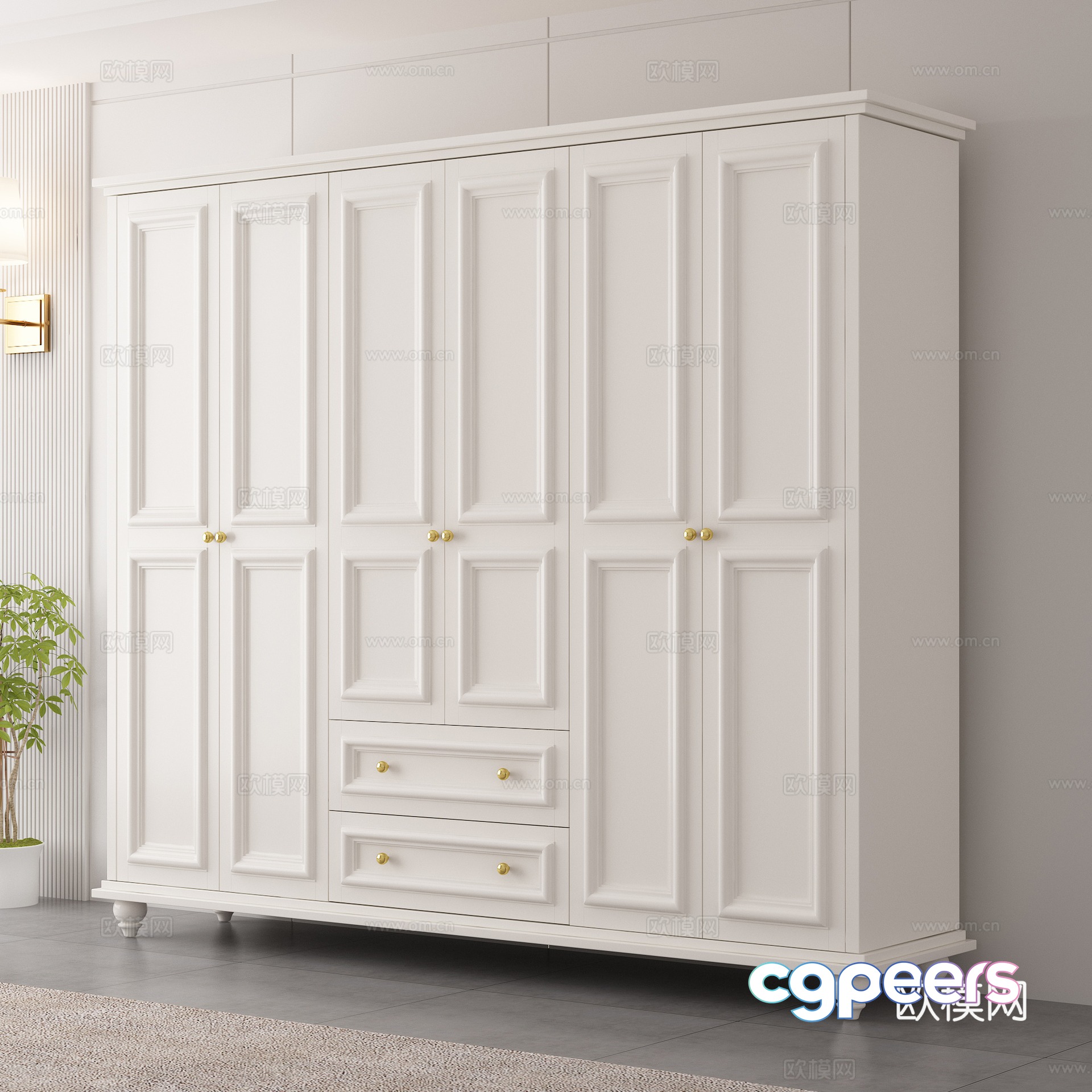 Wardrobe 3d model Wardrobe 3d model