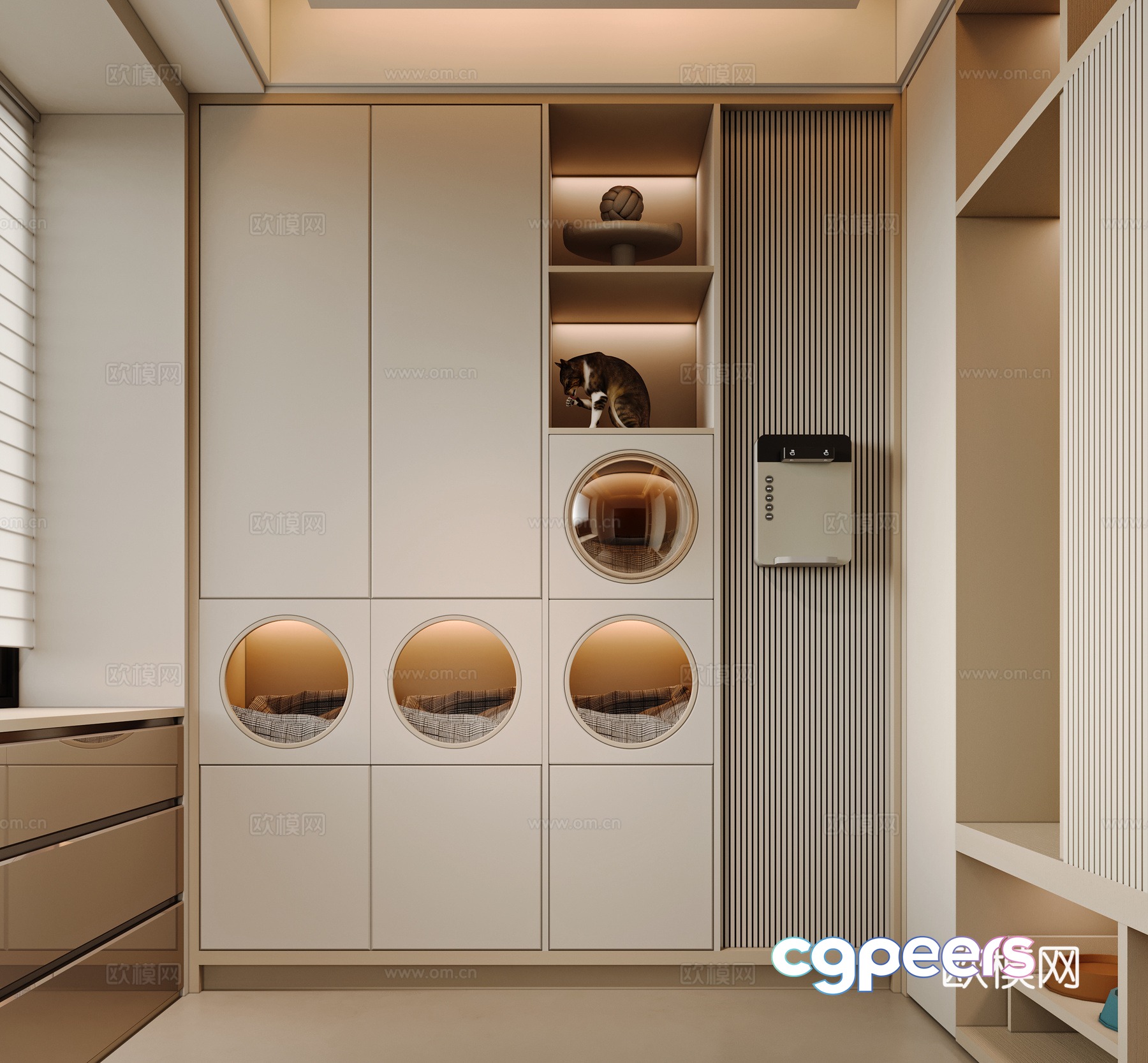 Cat House 3D Model Cat House 3D Model