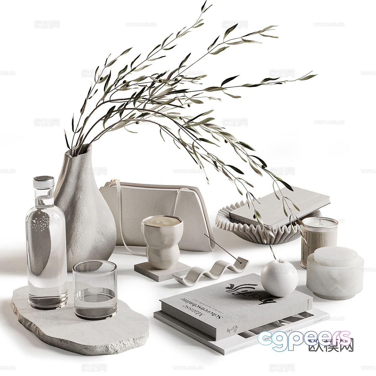Bloom Decoration Set 3D Model Bloom Decoration Set 3D Model