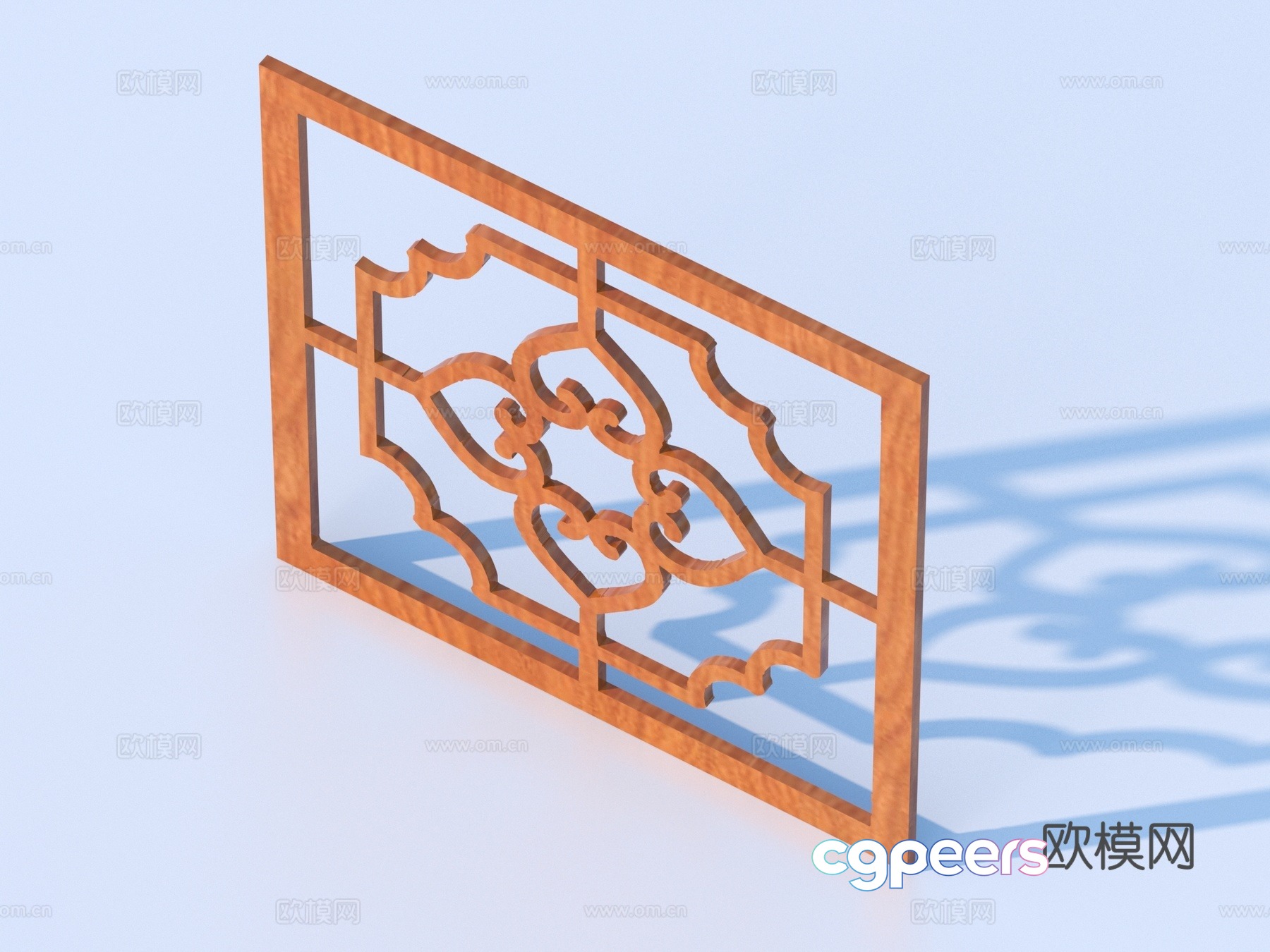 Carved window Grating window Hollow window Relief Wood carving 3D model Carved window Grating window Hollow window Relief Wood carving 3D model