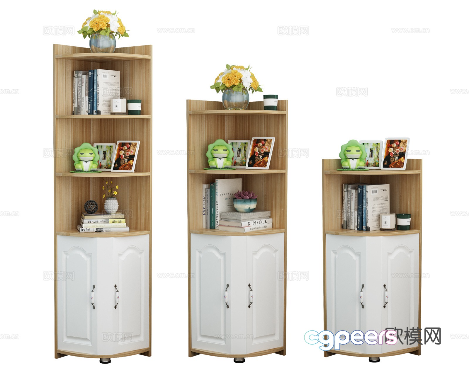 Modern corner cabinet 3d model Modern corner cabinet 3d model