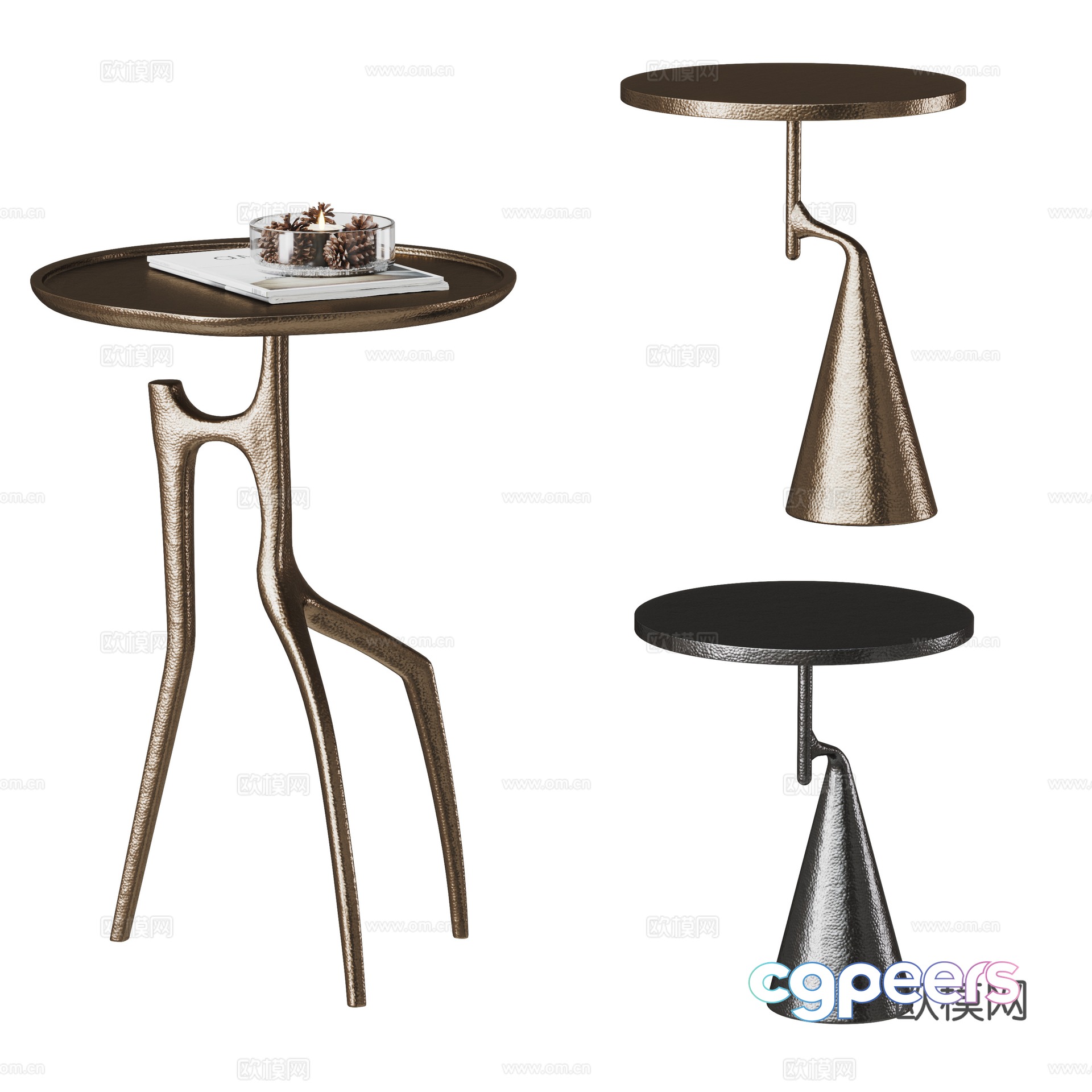 Modern side combination 3D model Modern side combination 3D model