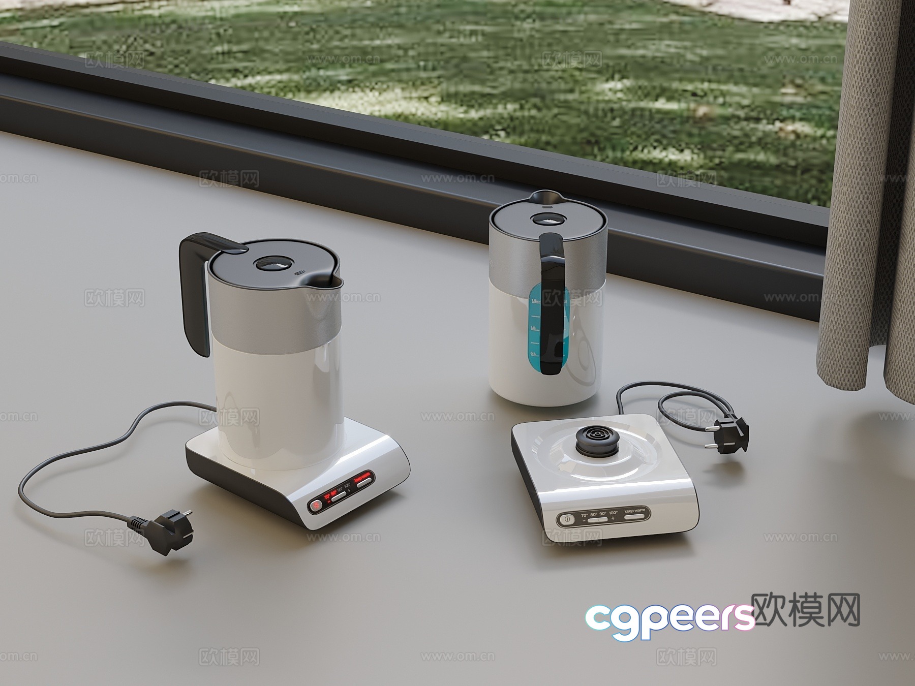 Modern kettle kettle 3d model Modern kettle kettle 3d model
