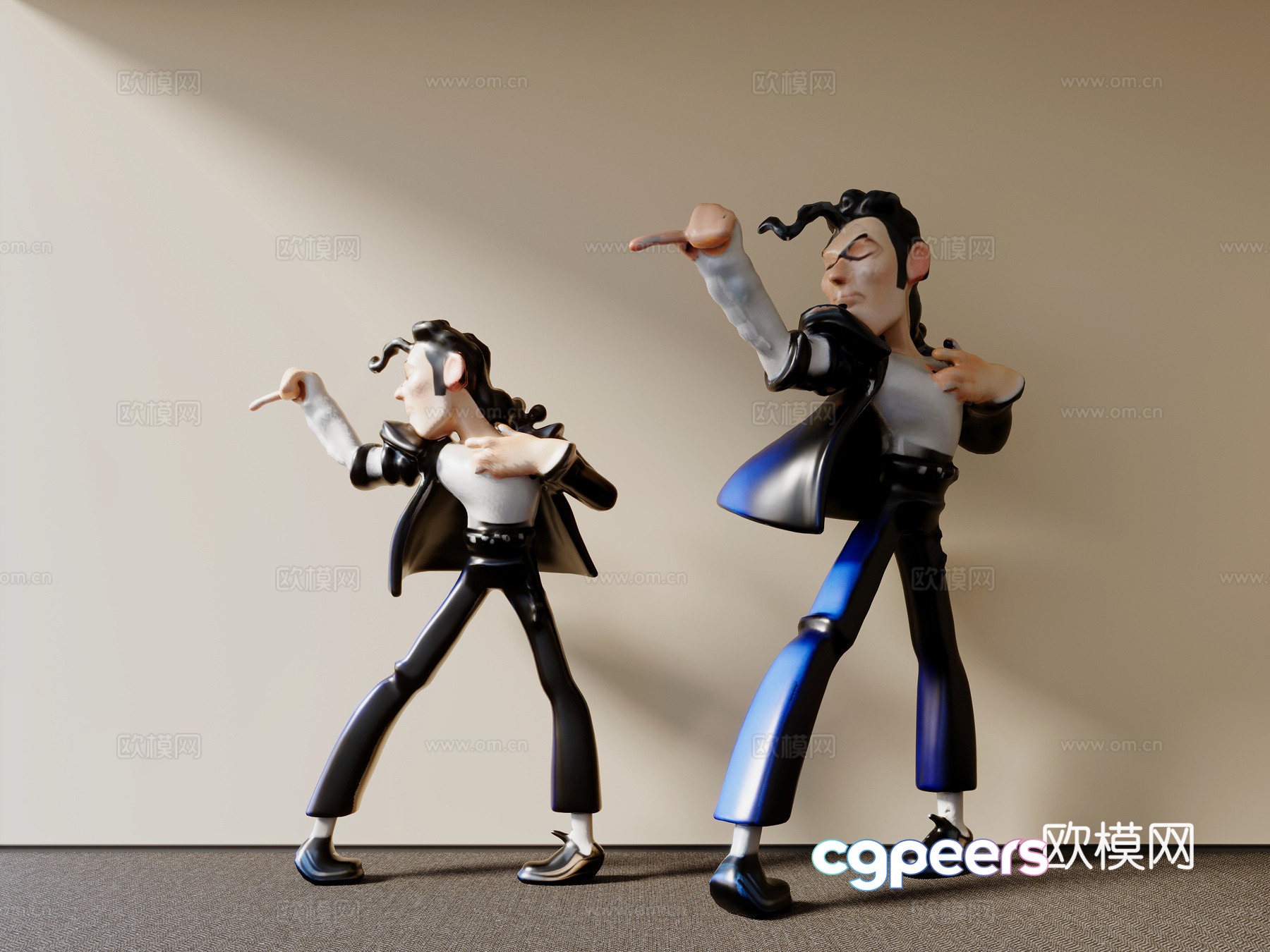 Modern character doll 3d model Modern character doll 3d model