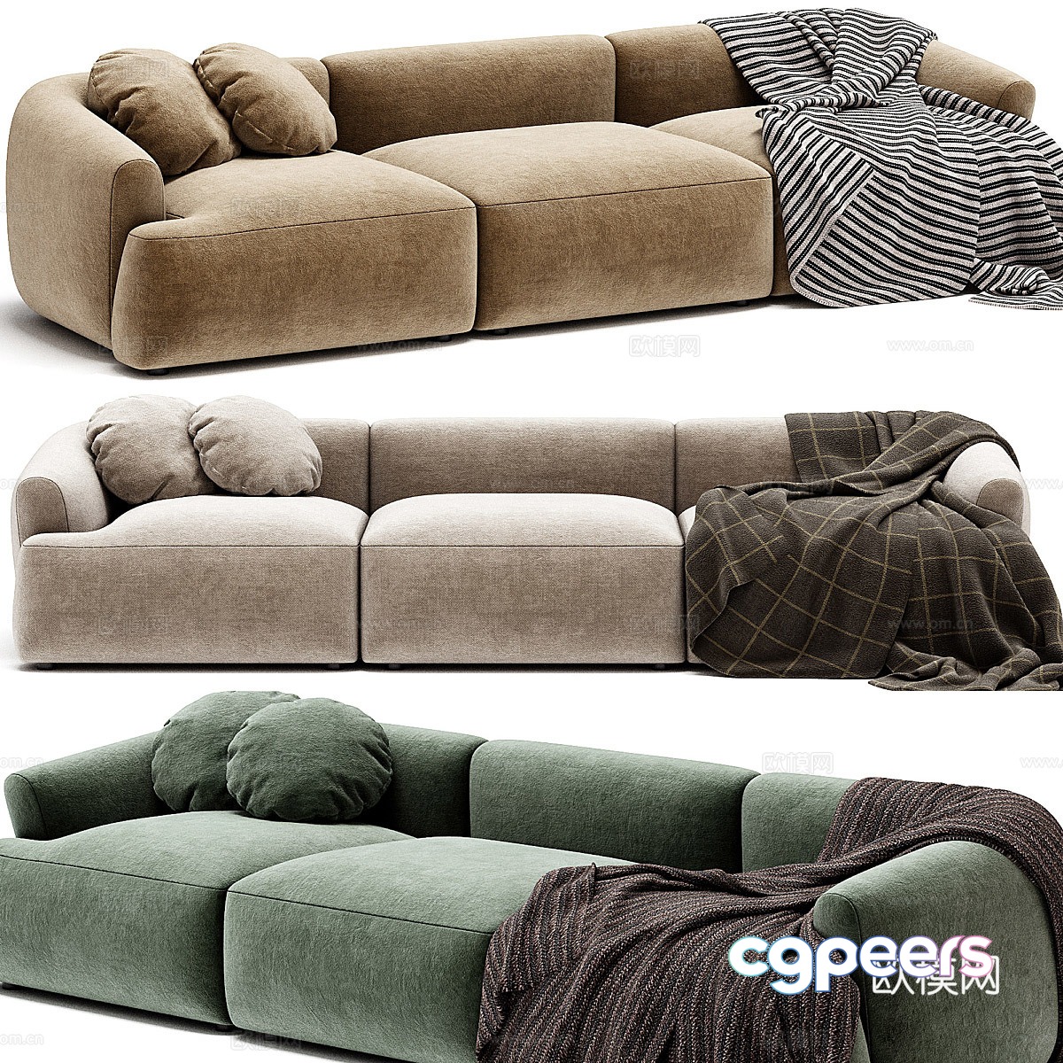 Multiplayer sofa 3d model Multiplayer sofa 3d model