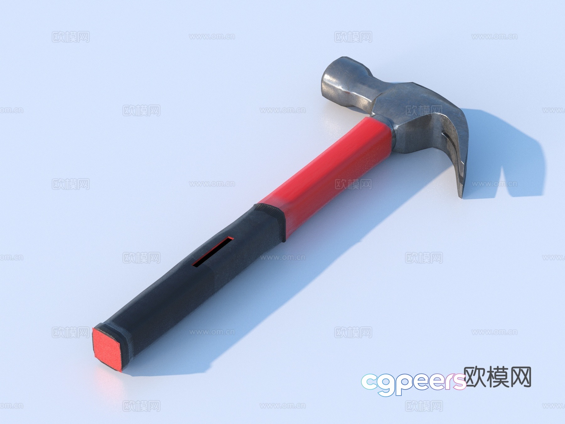 Hammer Hammer Claw Hammer Hardware Tools 3D Model Hammer Hammer Claw Hammer Hardware Tools 3D Model