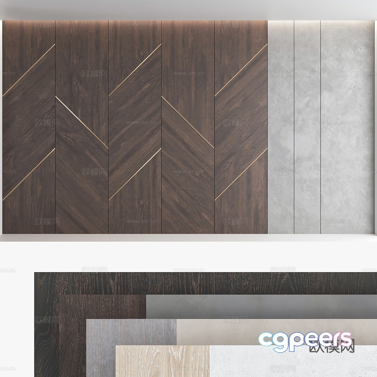 Background wall 3d model Background wall 3d model