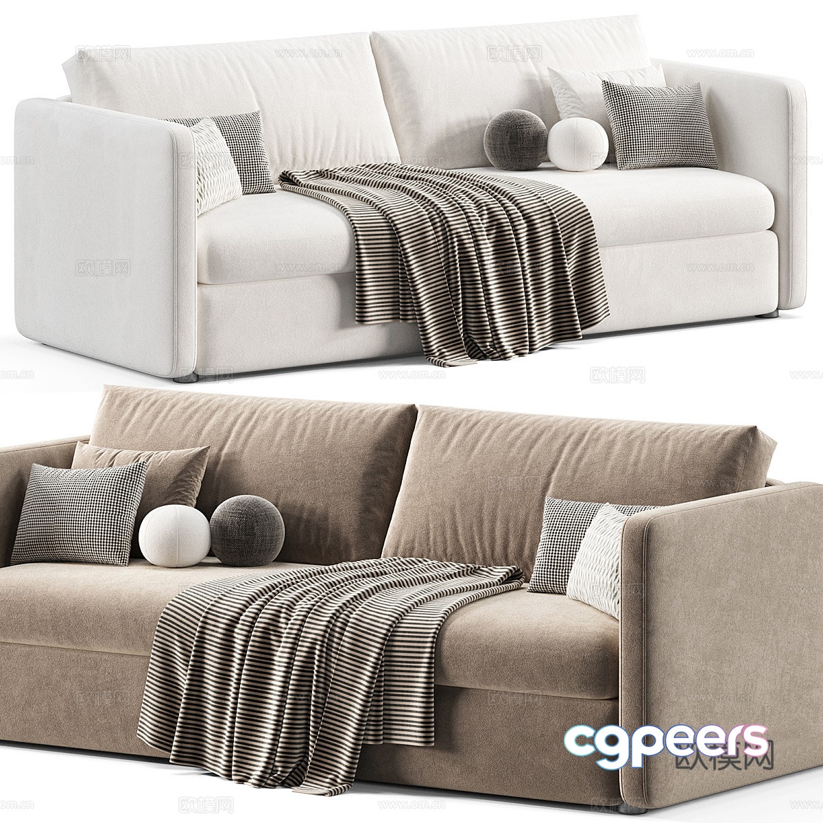 Andersen sofa 3d model of modern Dantone Home Andersen sofa 3d model of modern Dantone Home