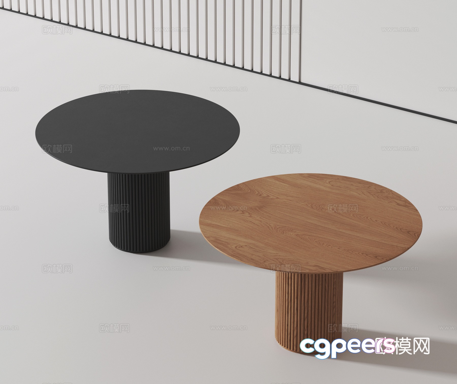 Modern dining table 3d model Modern dining table 3d model