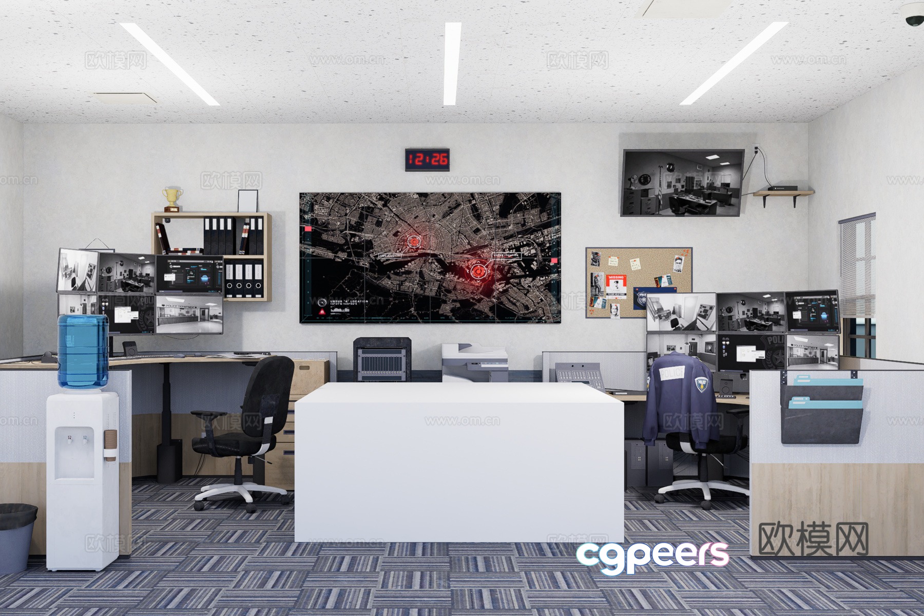 Office 3d model Office 3d model
