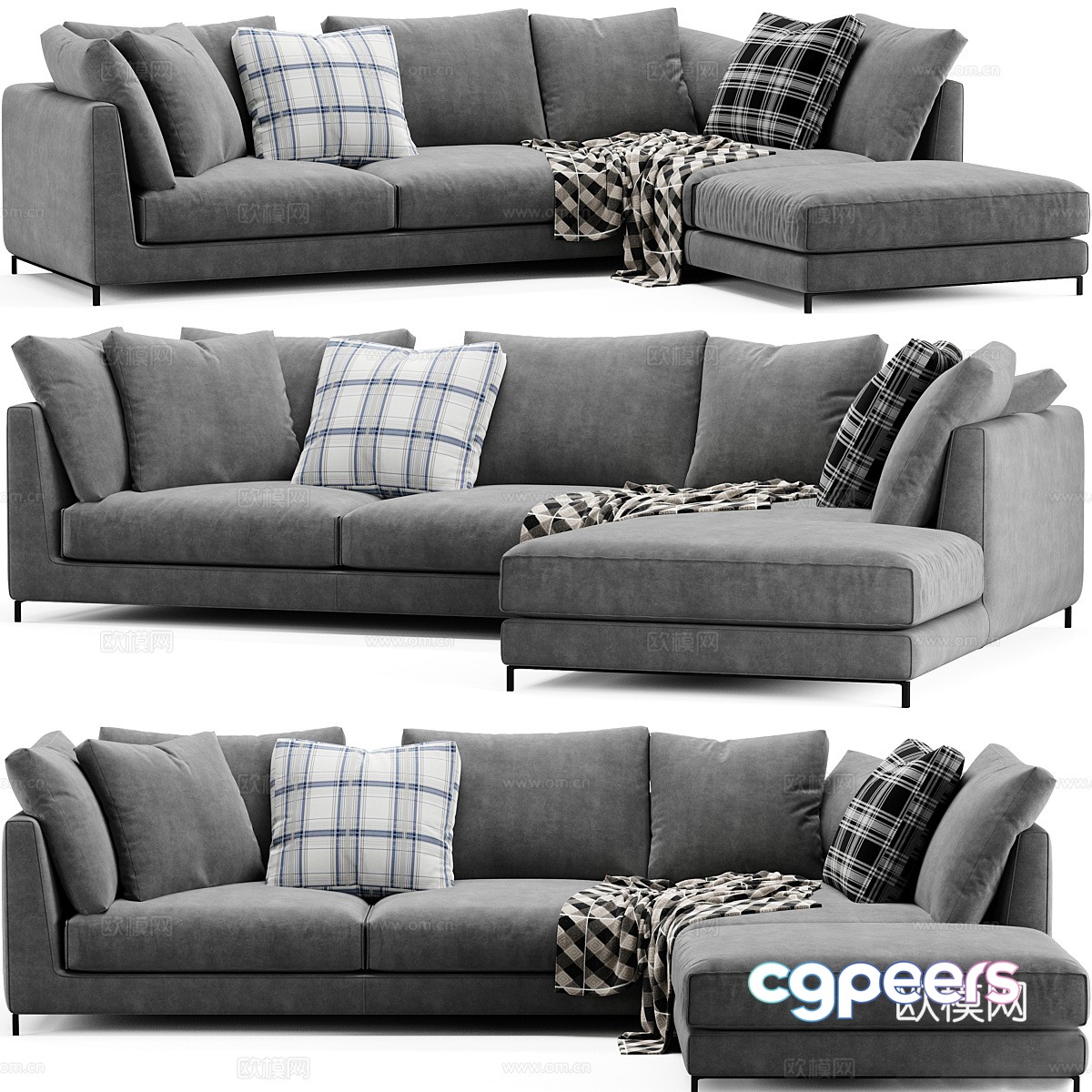Multiplayer sofa 3d model Multiplayer sofa 3d model