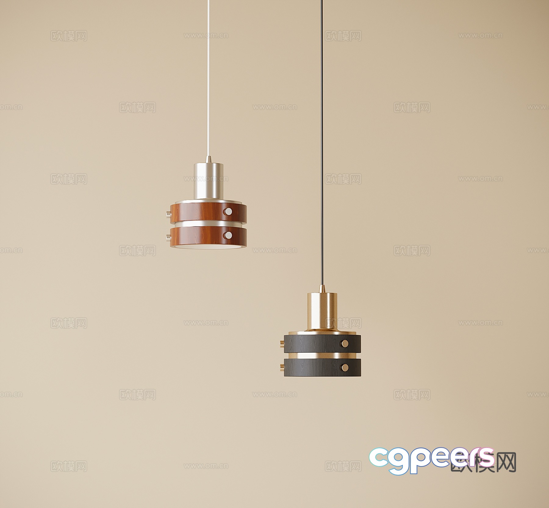 Modern small chandelier bedside chandelier 3d model Modern small chandelier bedside chandelier 3d model