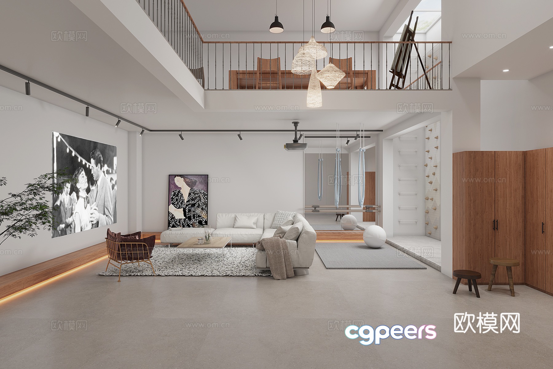 American basement 3d model American basement 3d model
