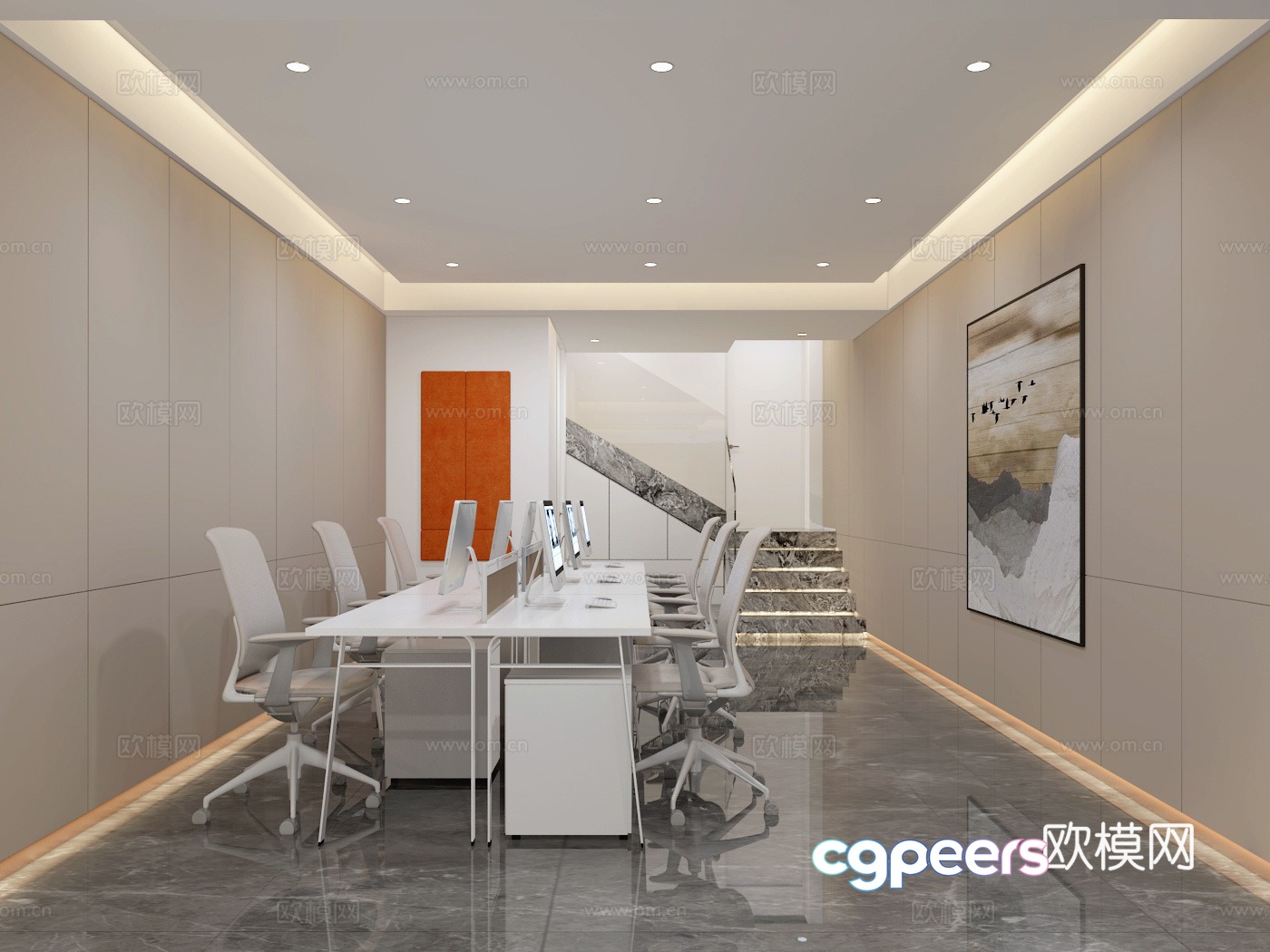 Office 3d model Office 3d model