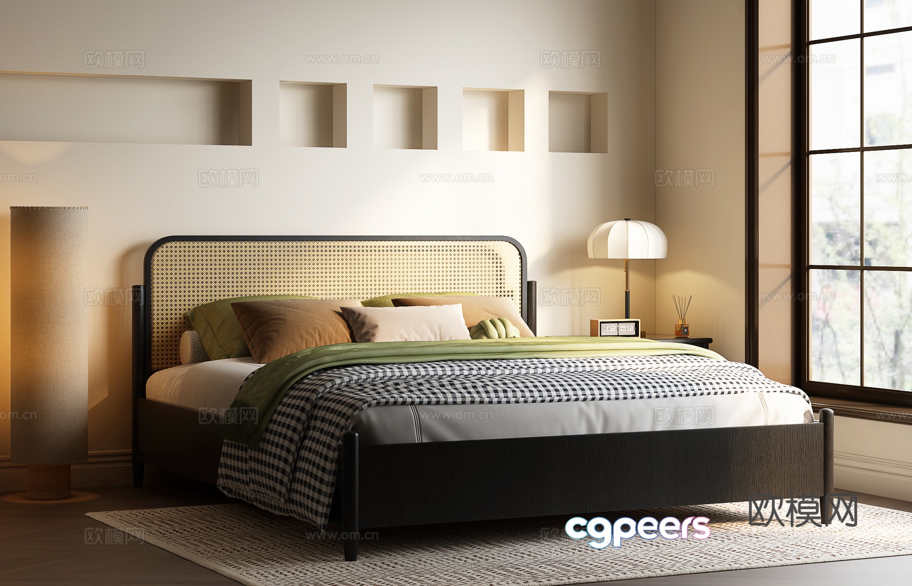 Modern medieval style bed Modern bed French medieval style bed 3D model Modern medieval style bed Modern bed French medieval style bed 3D model