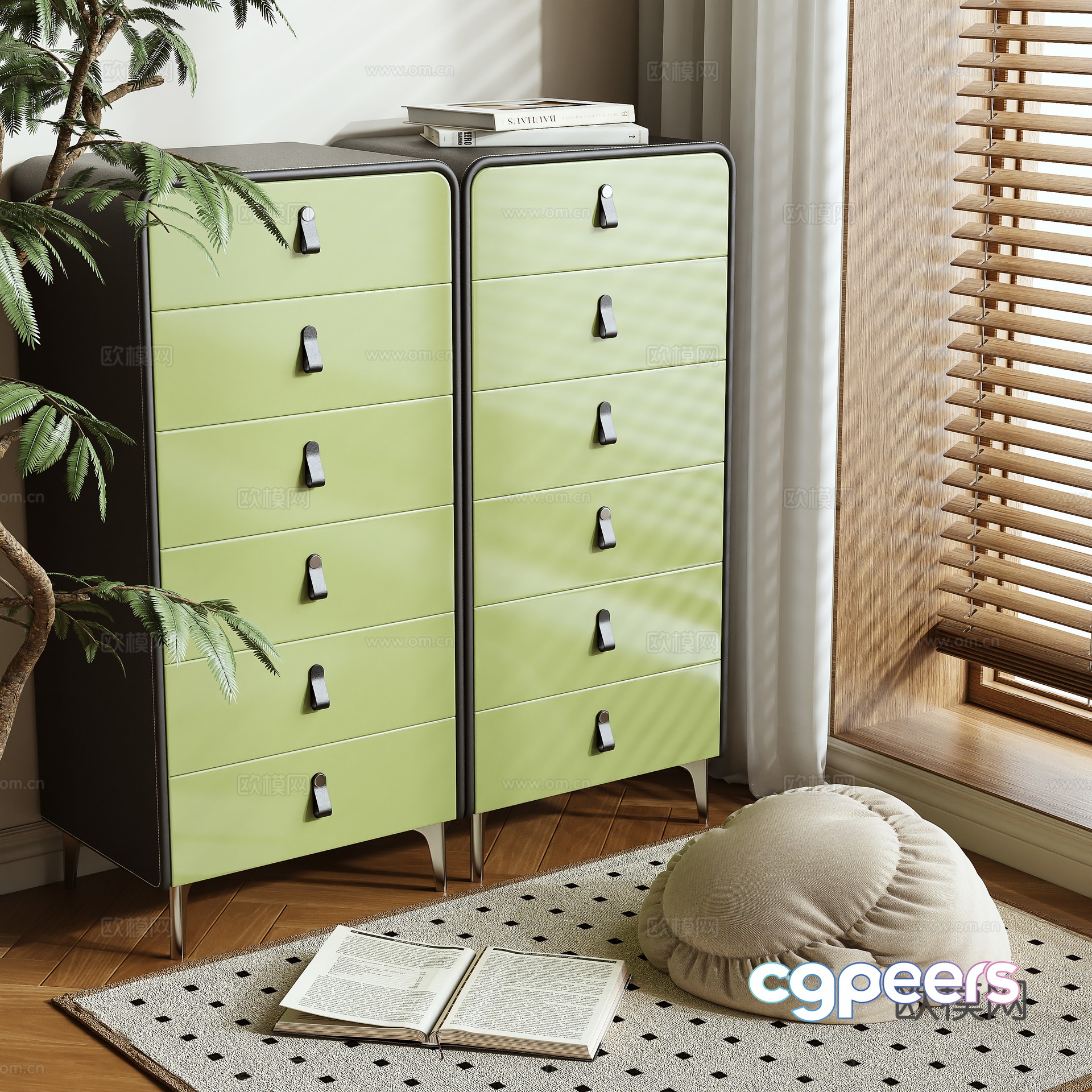 Side cabinet 3D model Side cabinet 3D model