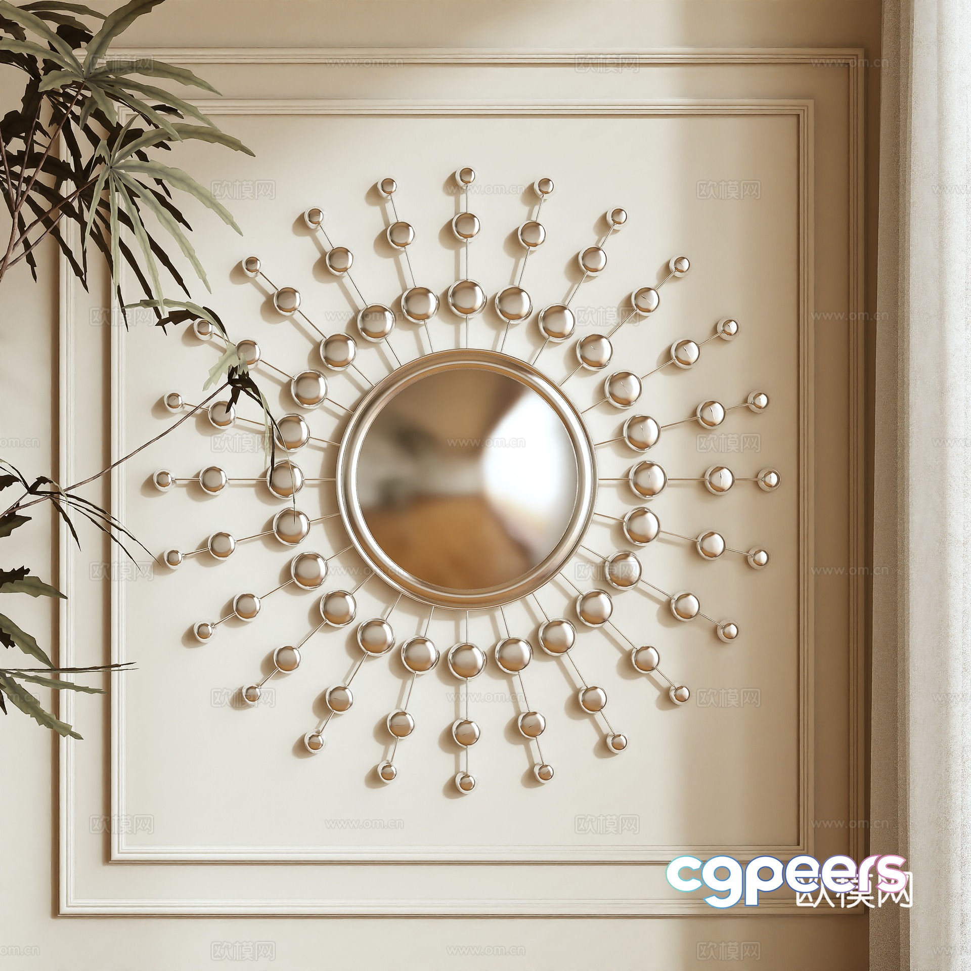 3D wall decoration model 3D wall decoration model