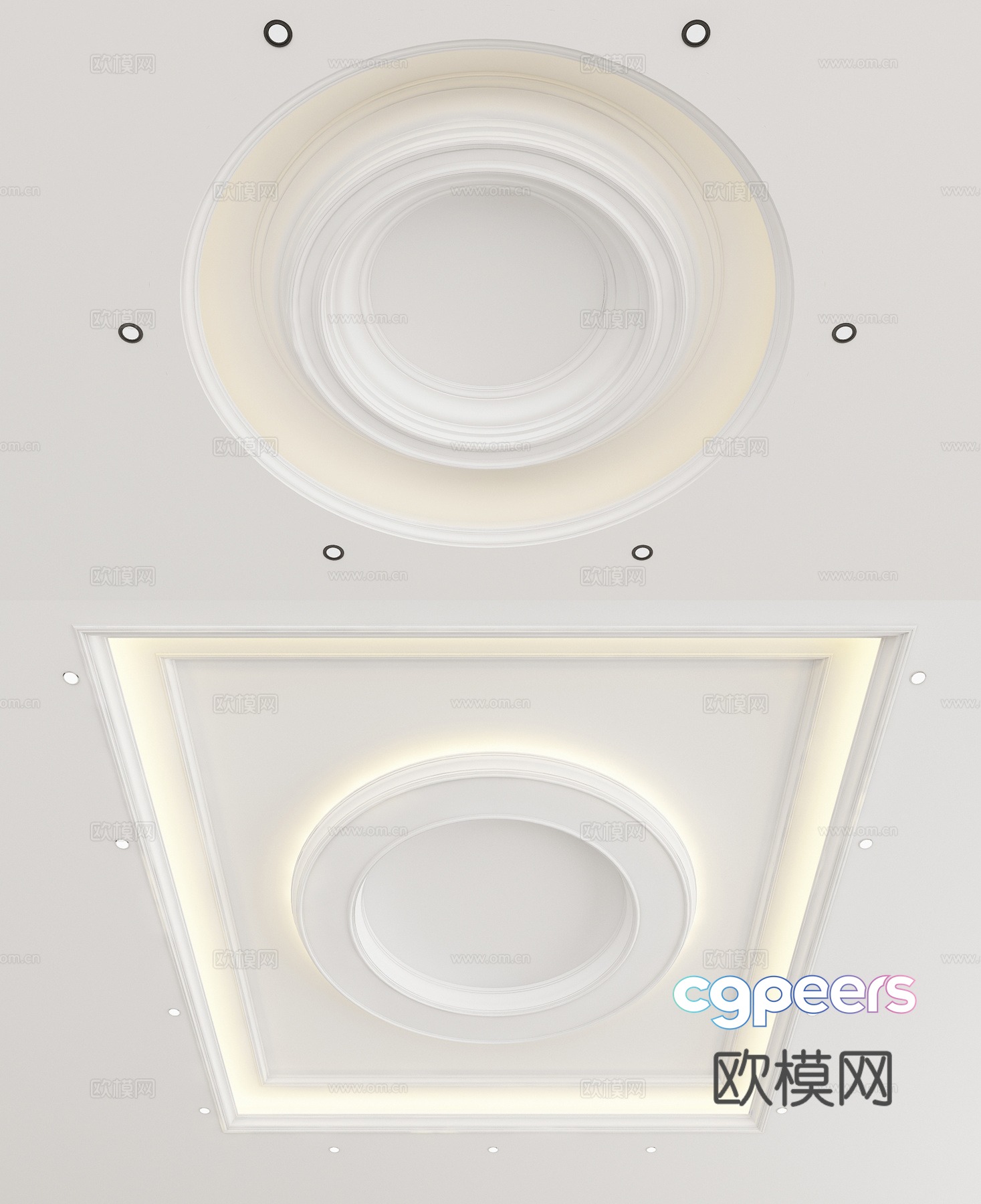 European style ceiling 3D model European style ceiling 3D model