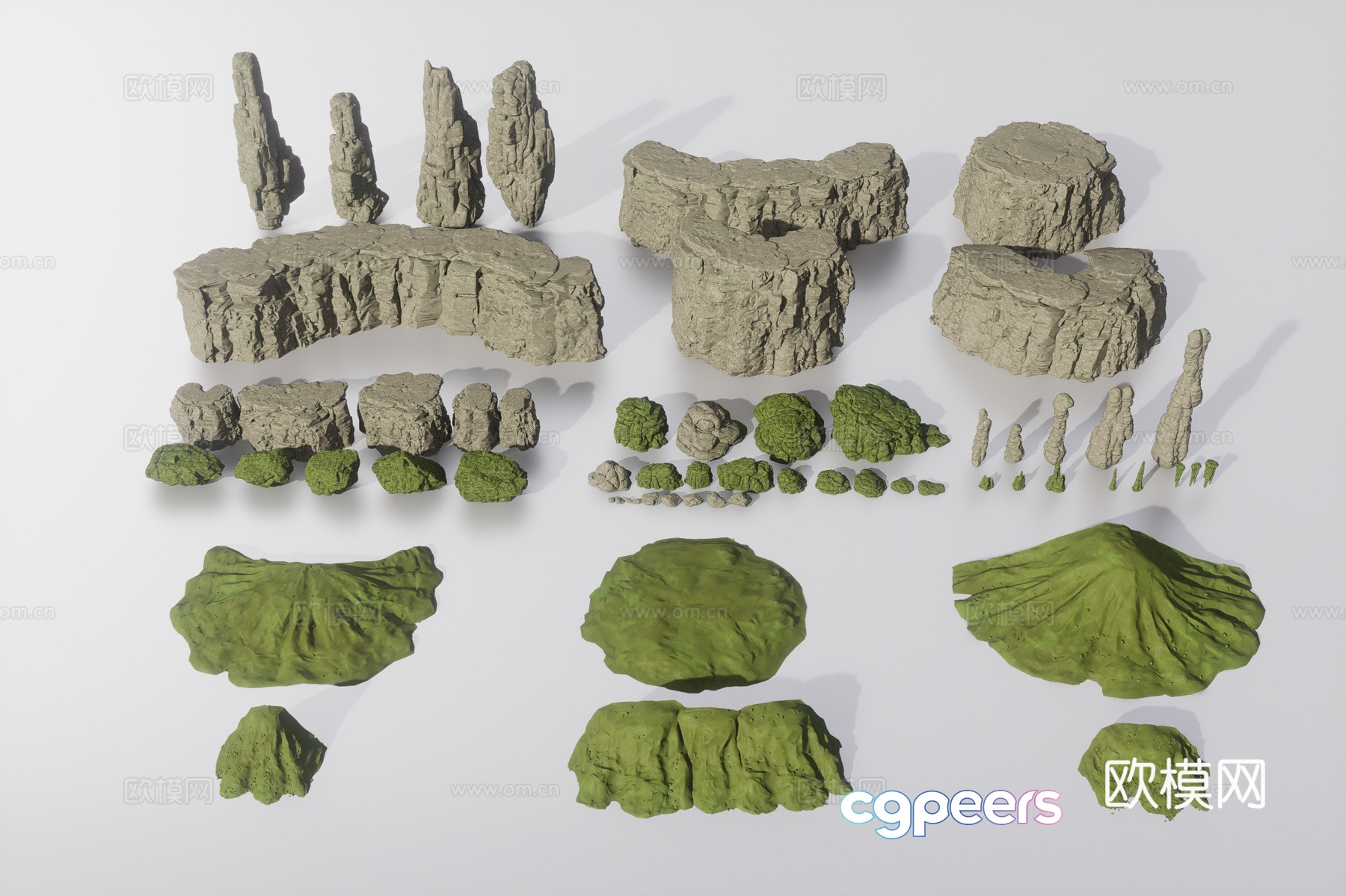 Rock stone 3d model Rock stone 3d model