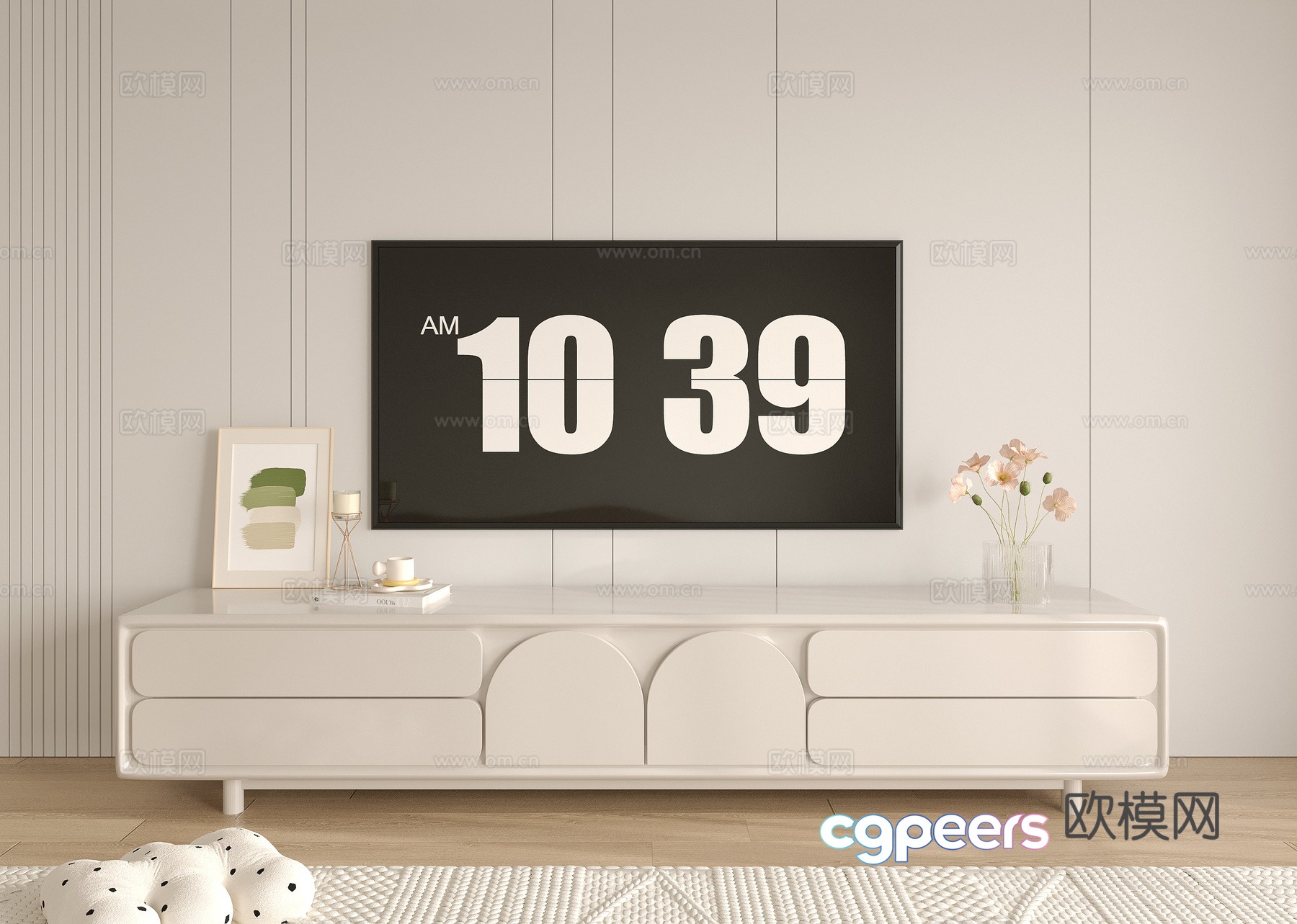 TV cabinet 3d model TV cabinet 3d model