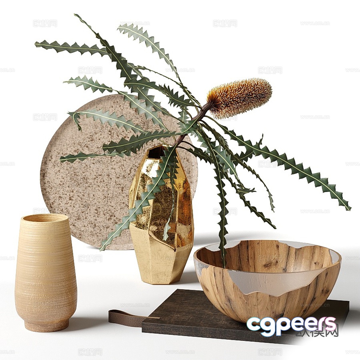 New Chinese kitchen appliances 3D model New Chinese kitchen appliances 3D model