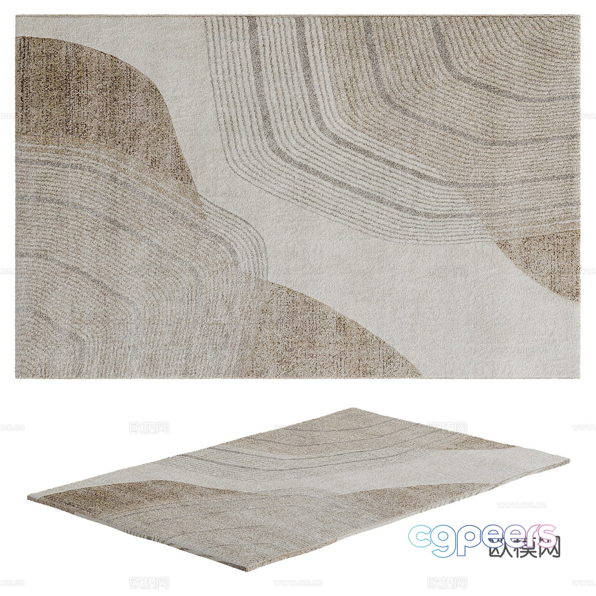 Square carpet 3d model Square carpet 3d model