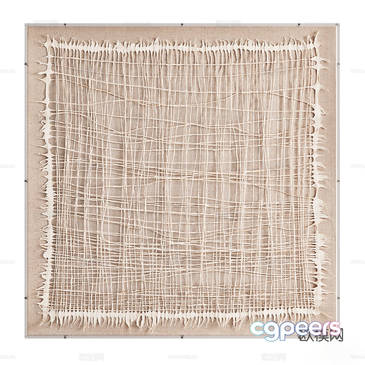 Square carpet 3d model Square carpet 3d model