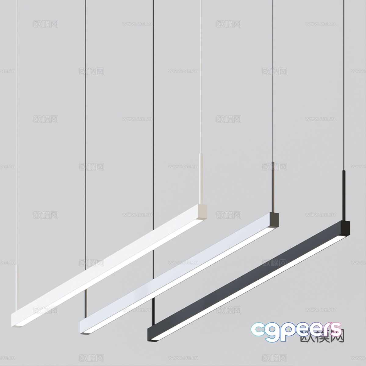 Modern Italian minimalist decorative chandelier 3d model Modern Italian minimalist decorative chandelier 3d model