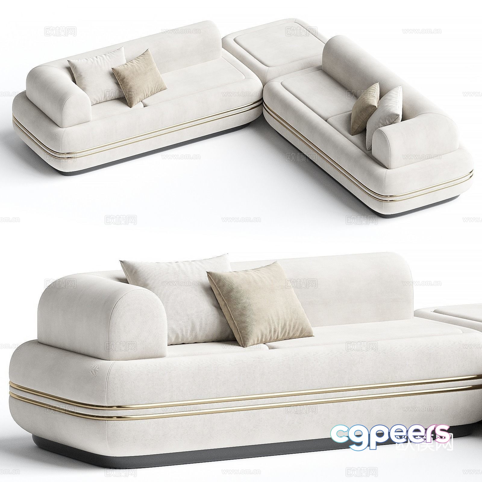 Corner sofa 3d model Corner sofa 3d model