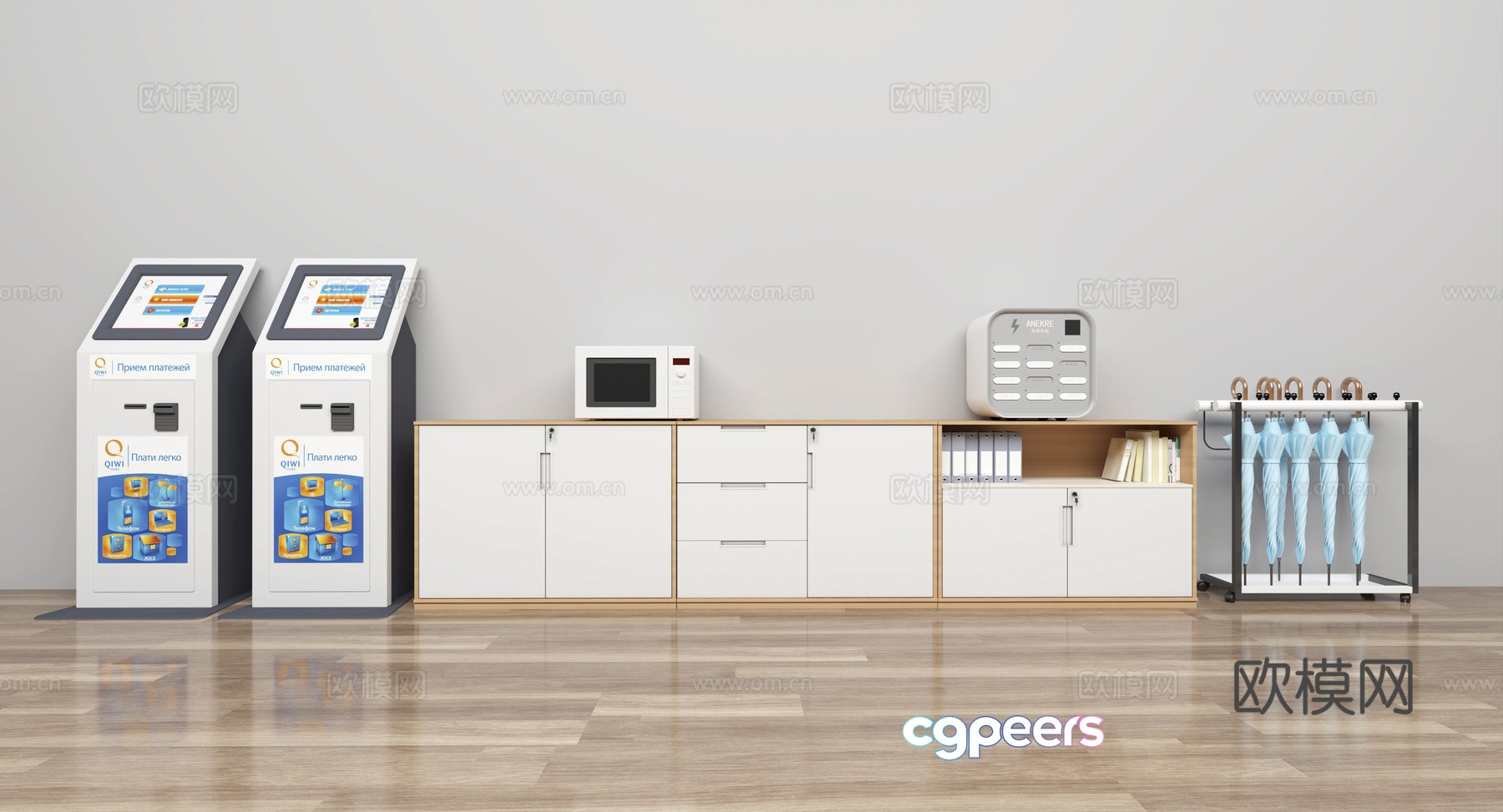 Multifunction cabinet 3D model Multifunction cabinet 3D model