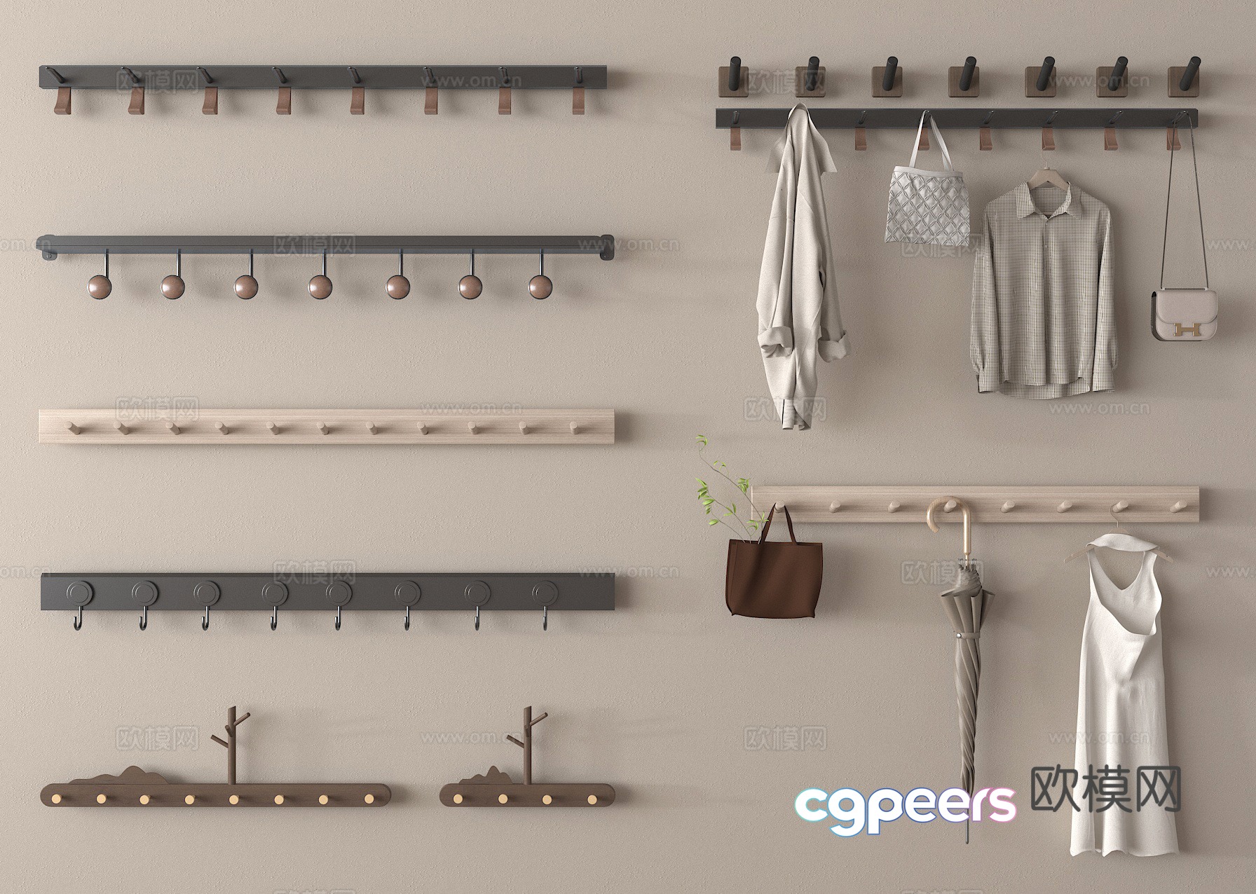 Modern clothes hook hook Clothes hook 3d model Modern clothes hook hook Clothes hook 3d model