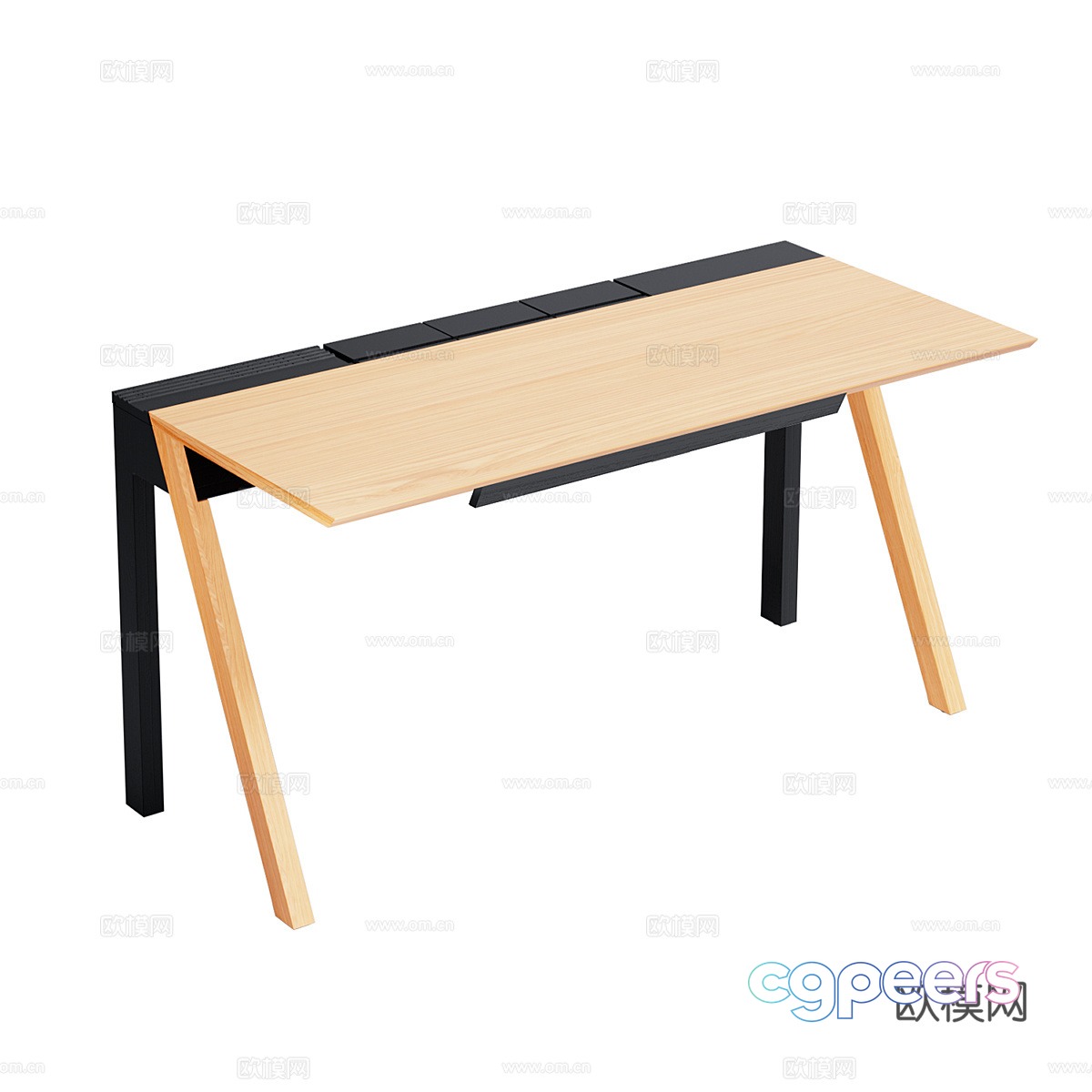 Nordic simple desk desk simple desk desk 3d model Nordic simple desk desk simple desk desk 3d model