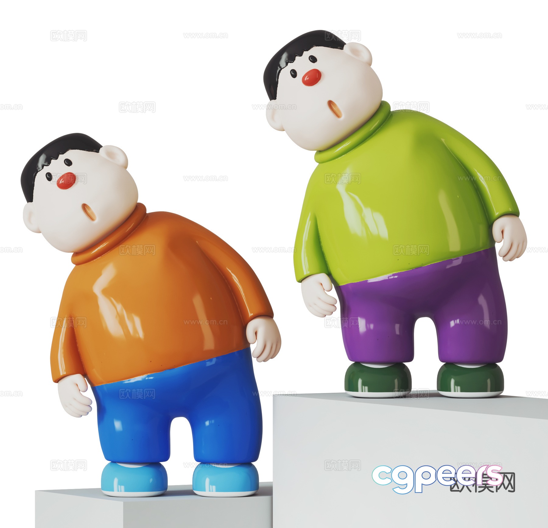 Modern doll 3d model Modern doll 3d model