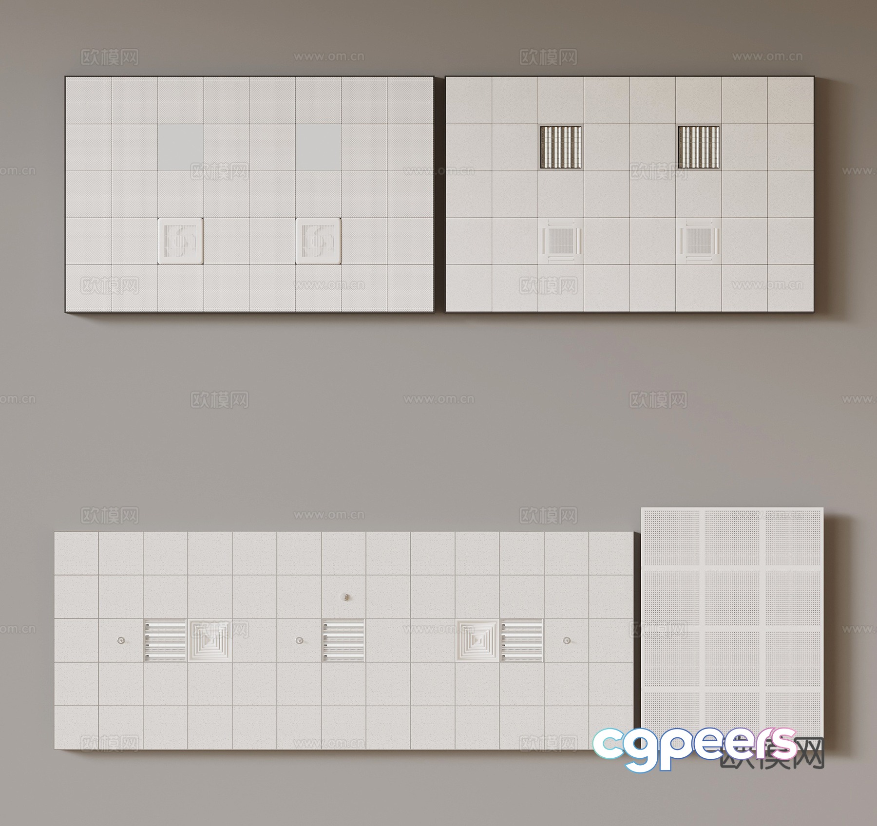 Modern ceiling 3d model Modern ceiling 3d model