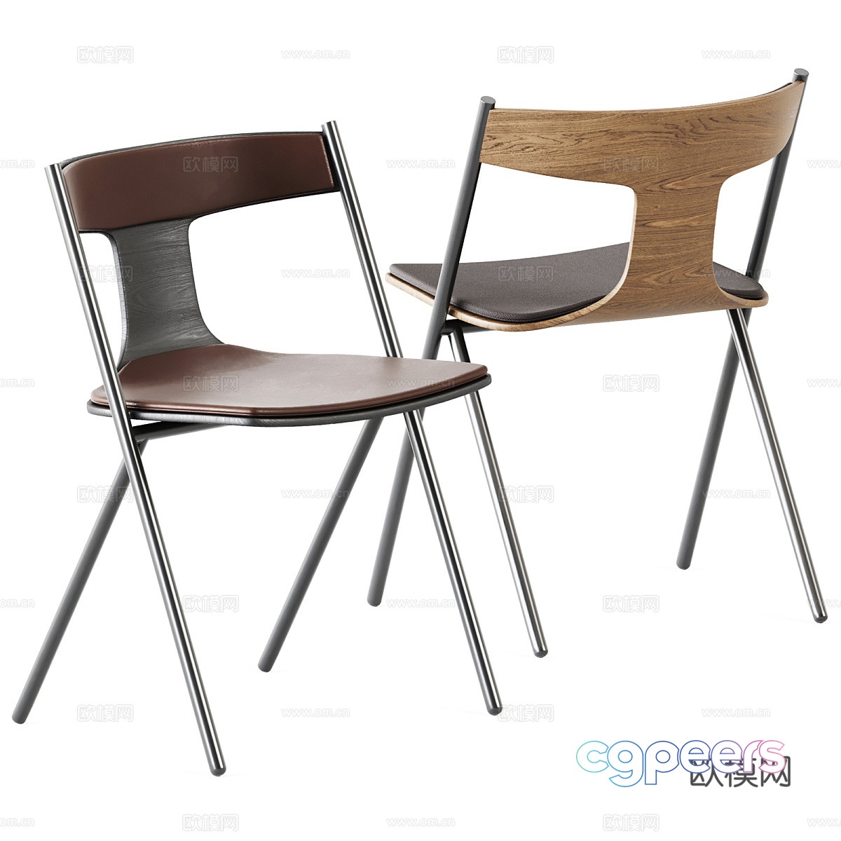 Modern Italian Quadra Chair 3d Model Modern Italian Quadra Chair 3d Model
