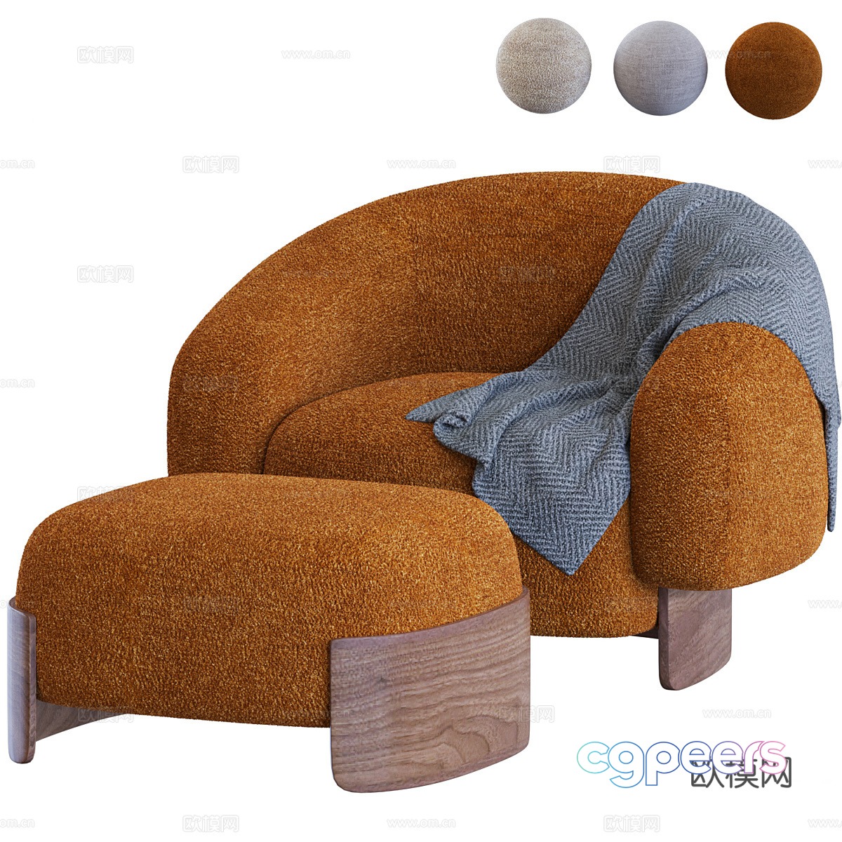 Modern Cream Style Betty Casual Sofa 3D Model Modern Cream Style Betty Casual Sofa 3D Model