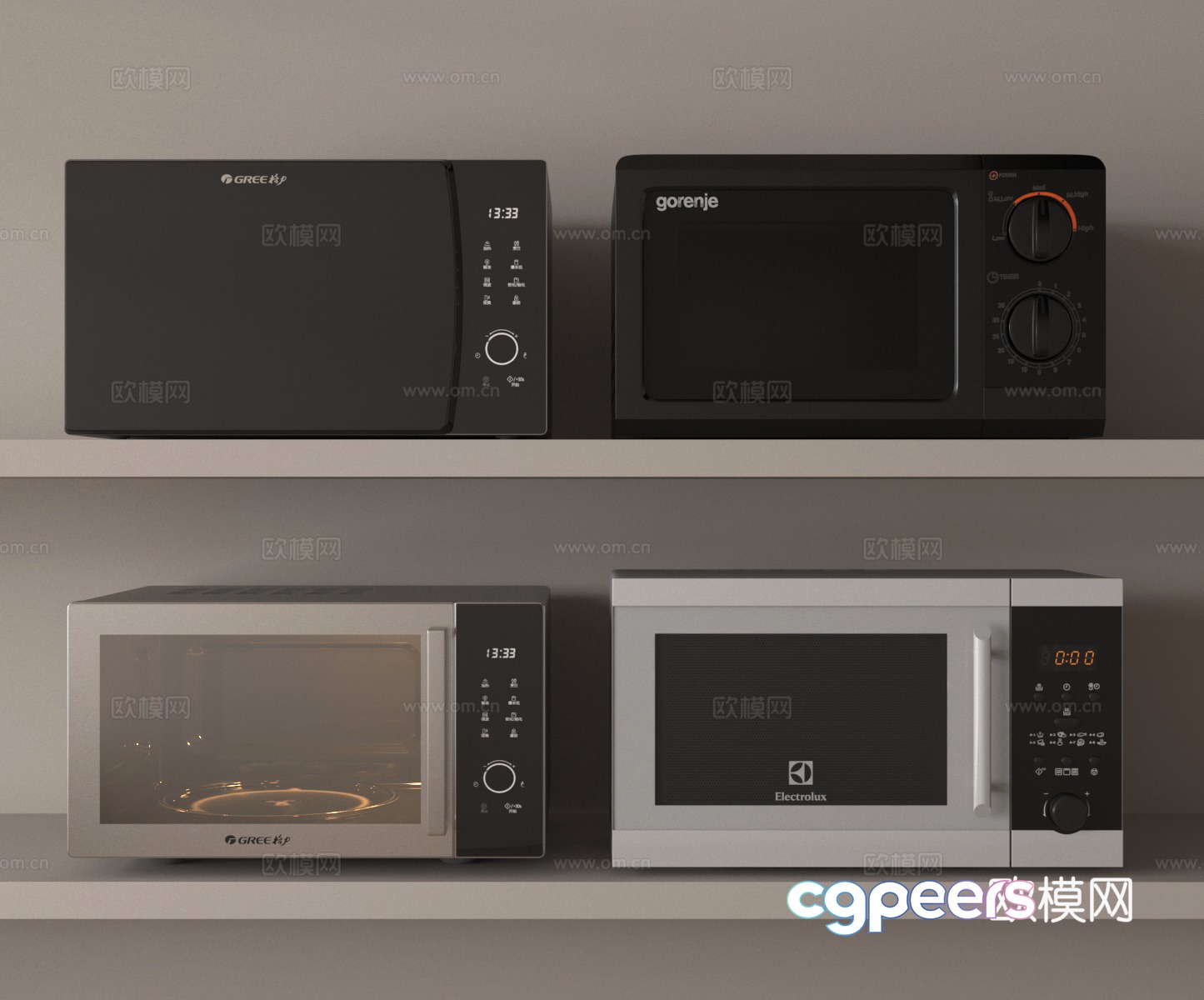 Microwave oven 3d model Microwave oven 3d model