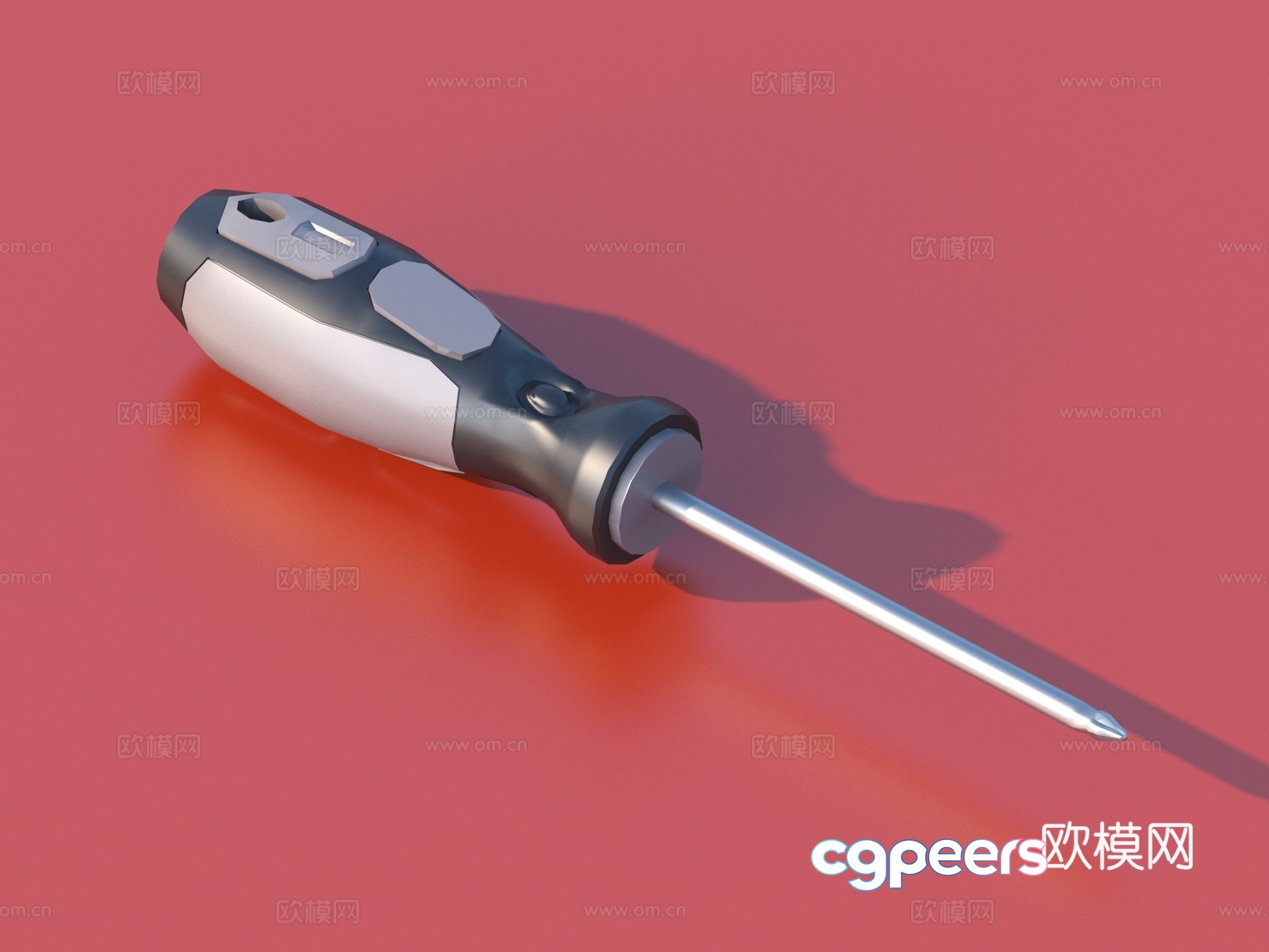 Screwdriver Hardware Tools 3D Model Screwdriver Hardware Tools 3D Model