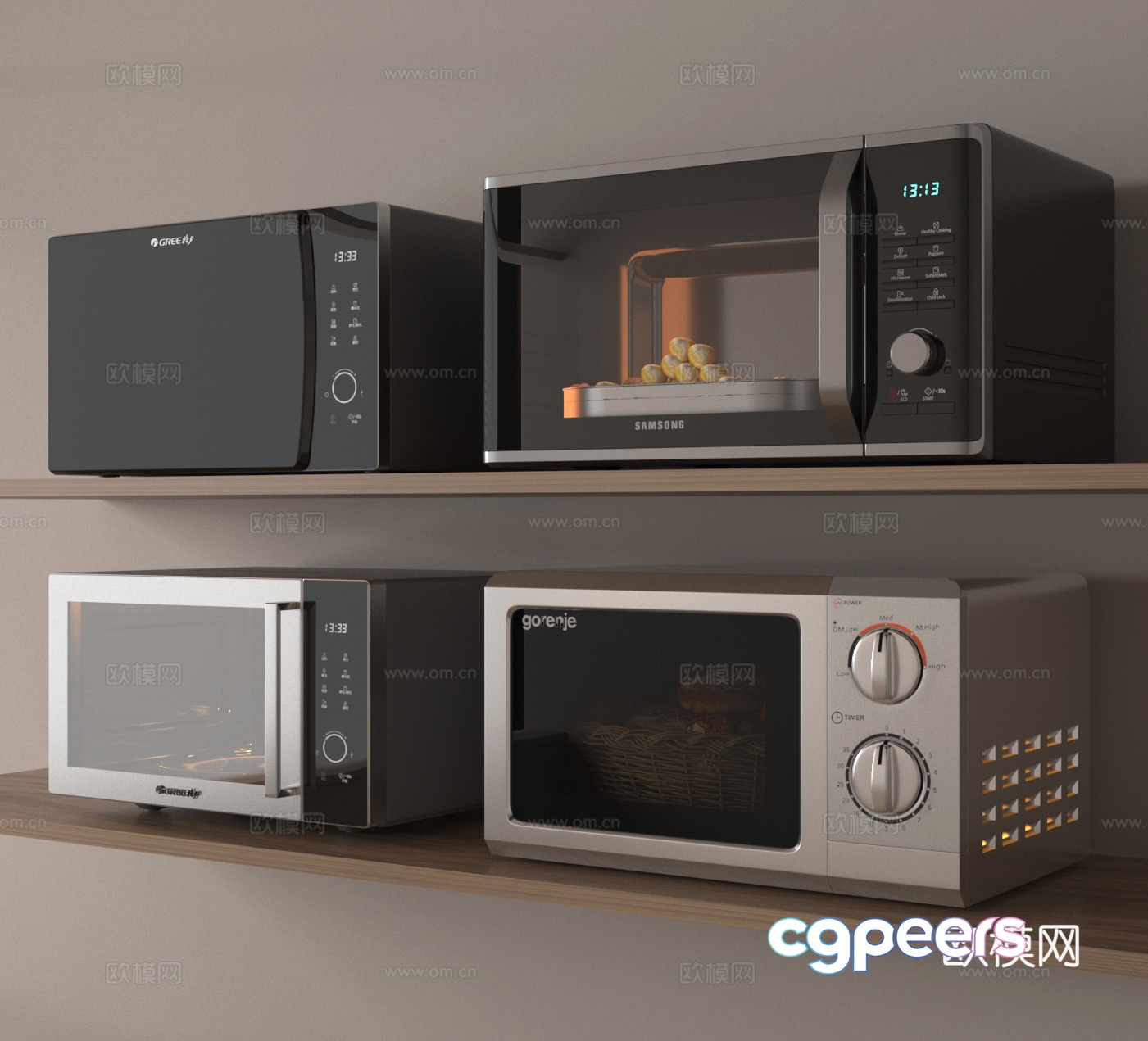 Microwave oven 3d model Microwave oven 3d model