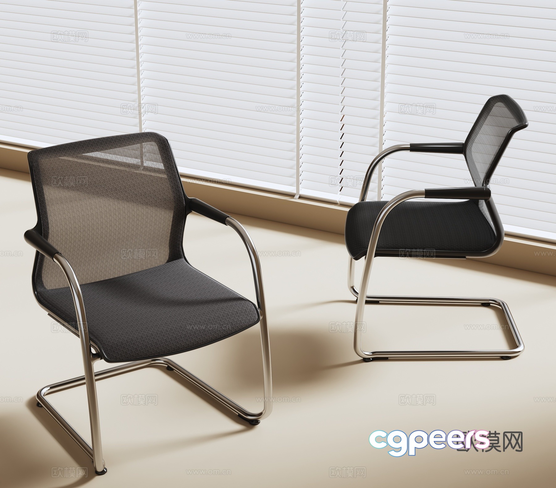 Modern office chair 3d model Modern office chair 3d model