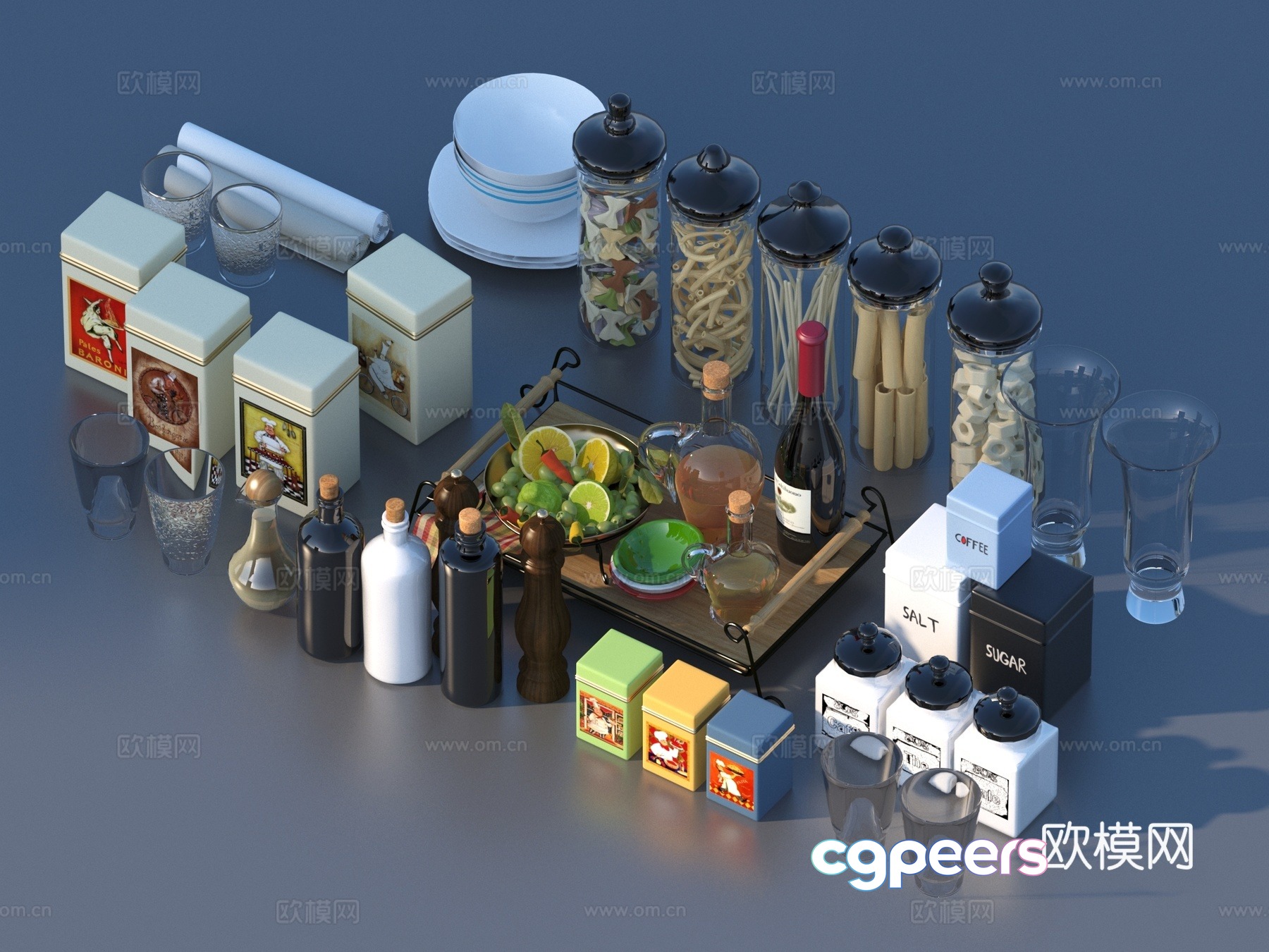 Tableware Bowl Plate Kitchen Utensils Daily necessities 3D Model Tableware Bowl Plate Kitchen Utensils Daily necessities 3D Model