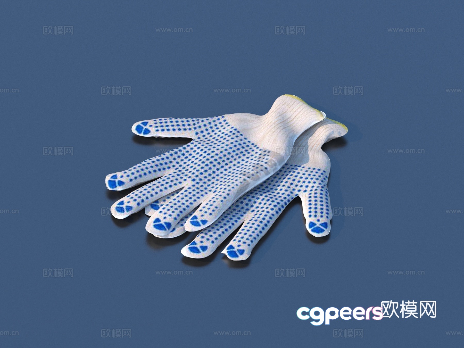 Gloves Hardware Tools 3D Model Gloves Hardware Tools 3D Model