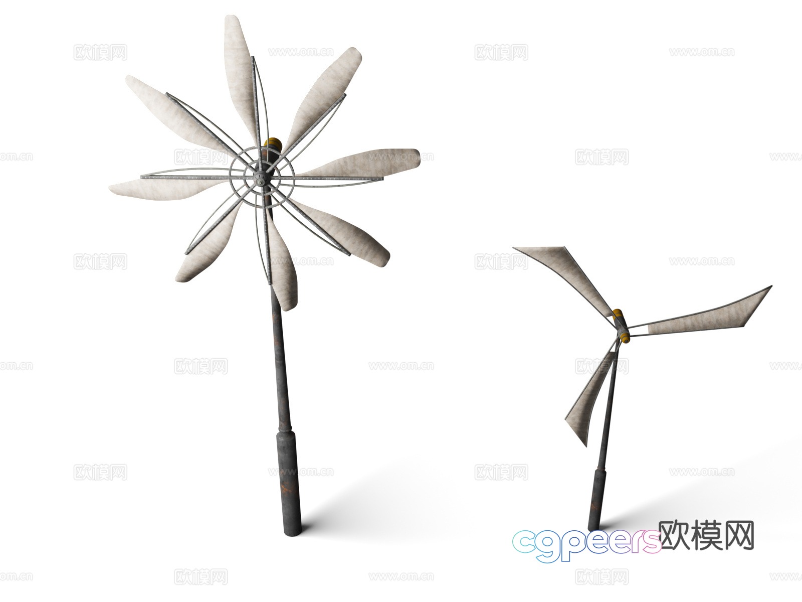 Items and supplies Iron house Windmill Items and props Facilities construction module collection 3D model Items and supplies Iron house Windmill Items and props Facilities construction module collection 3D model