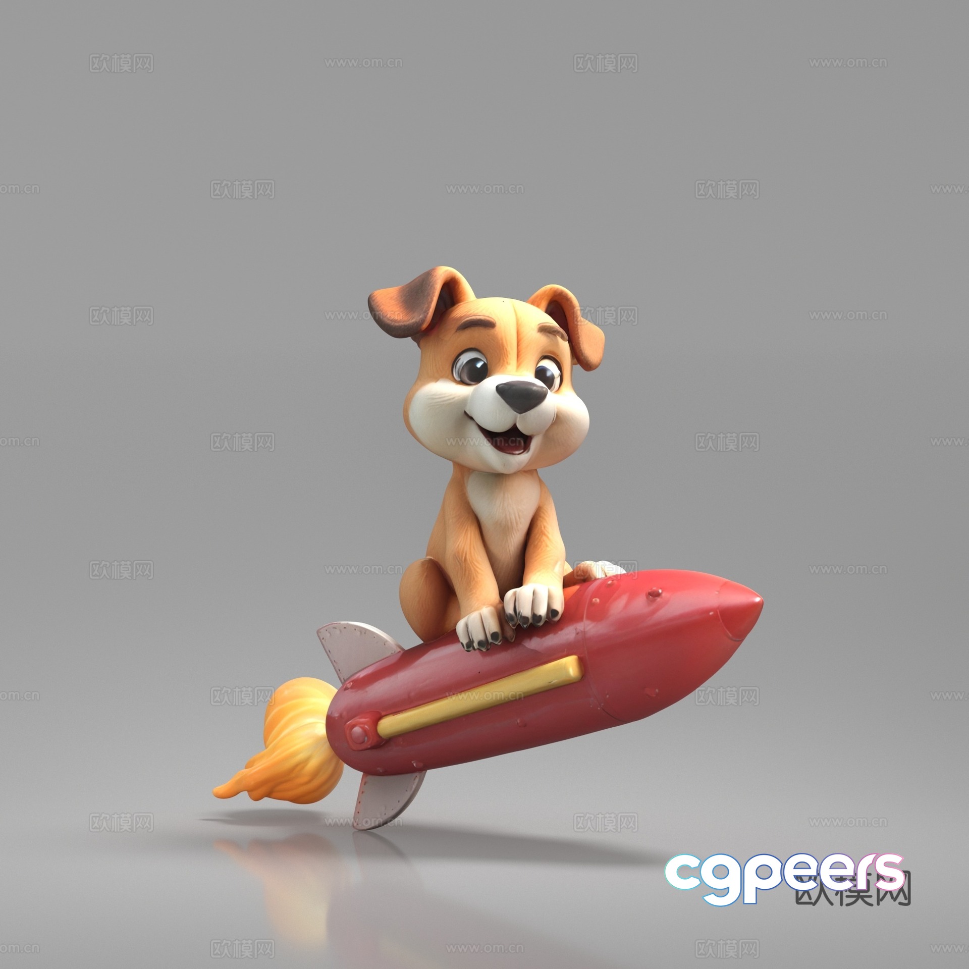 Cartoon puppy cartoon image ornaments figure toys doll 3d model Cartoon puppy cartoon image ornaments figure toys doll 3d model