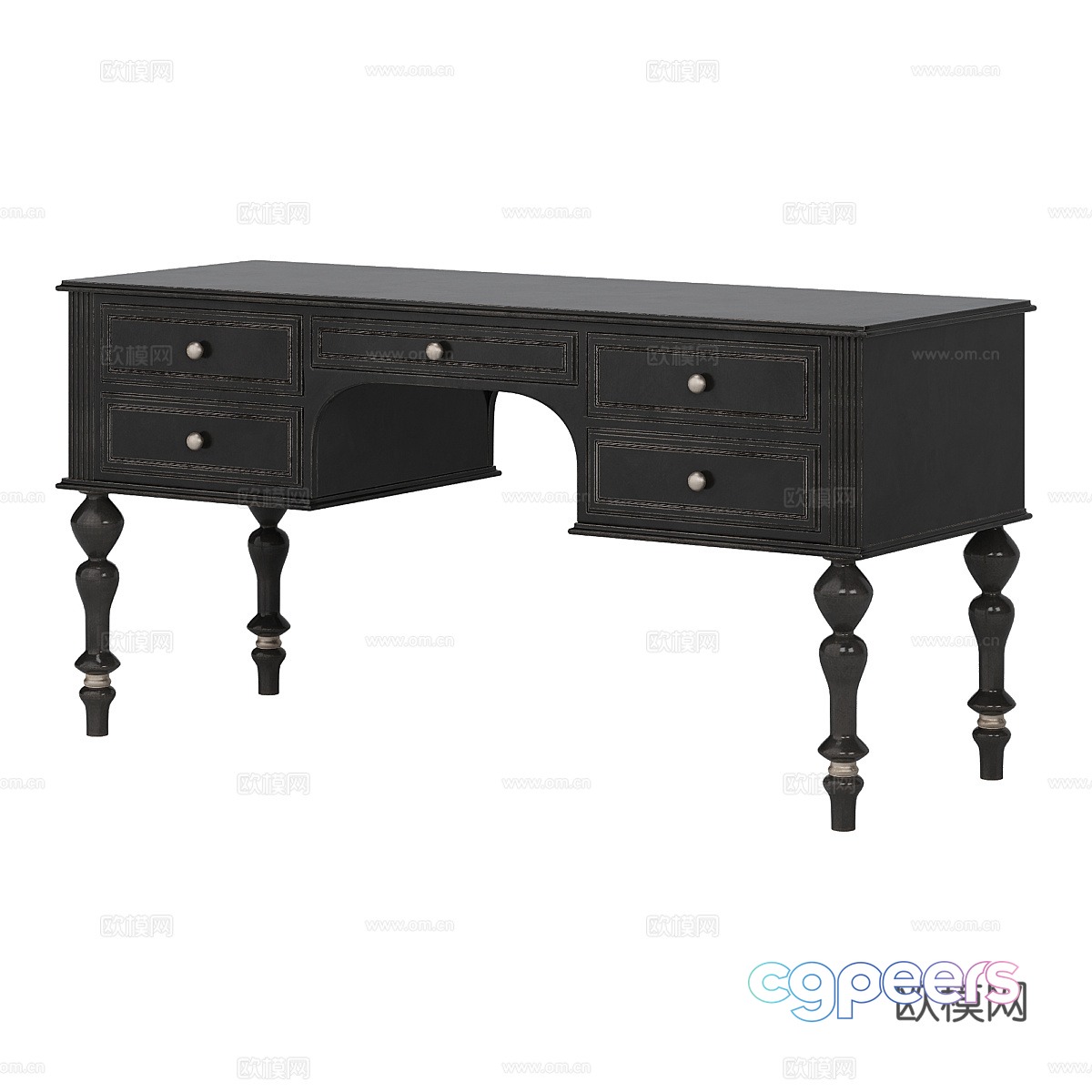 Desk 3d model Desk 3d model