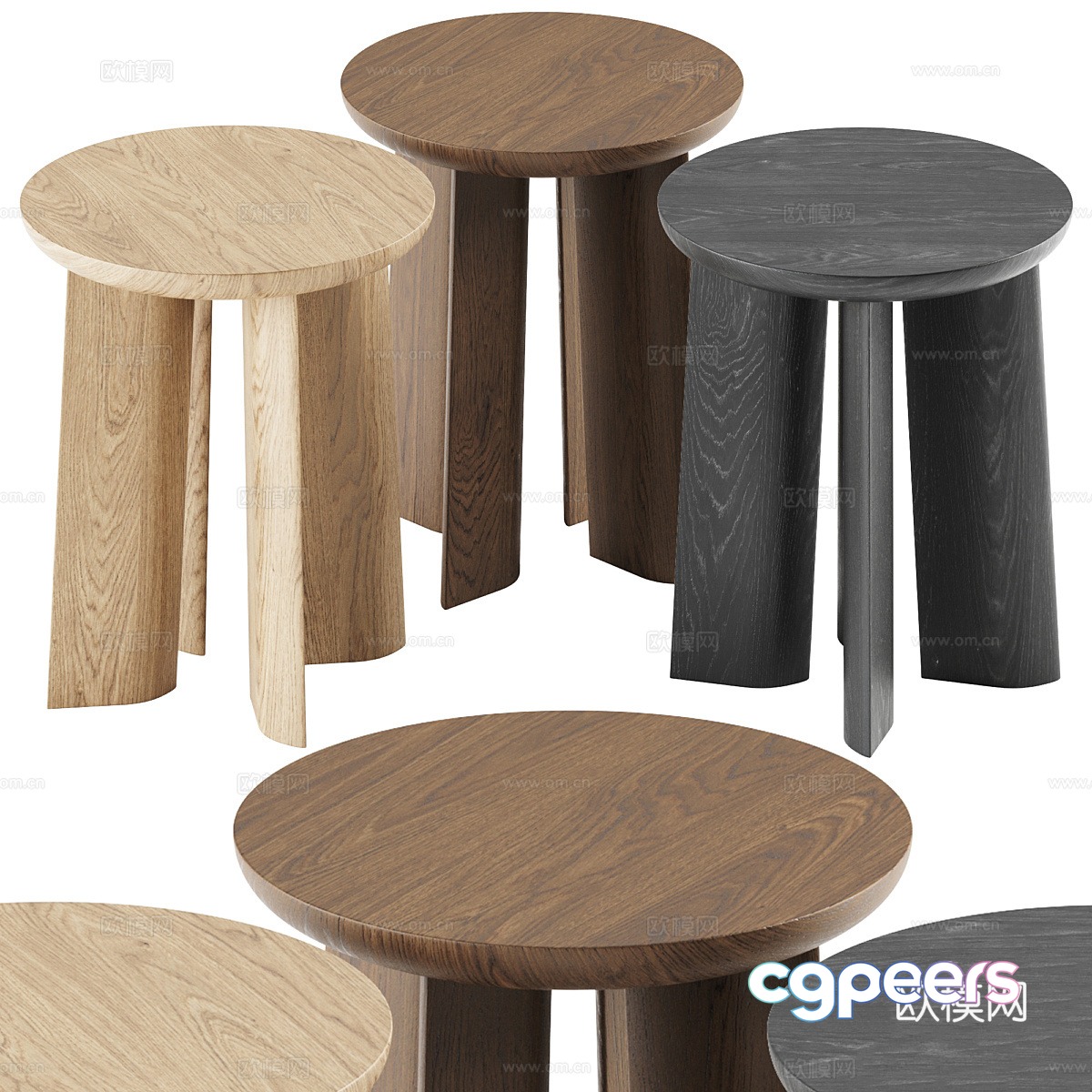 3D model of side table 3D model of side table