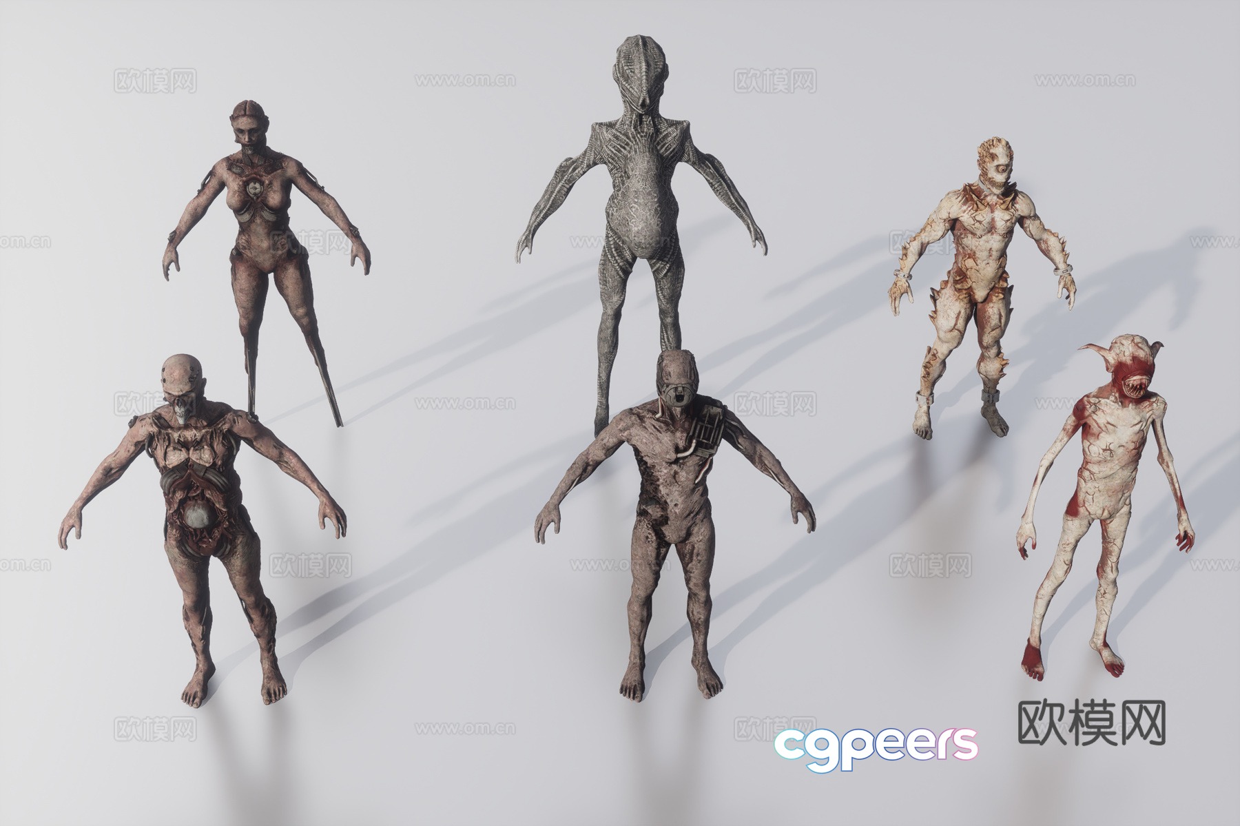 Zombie Character 3D Model Zombie Character 3D Model
