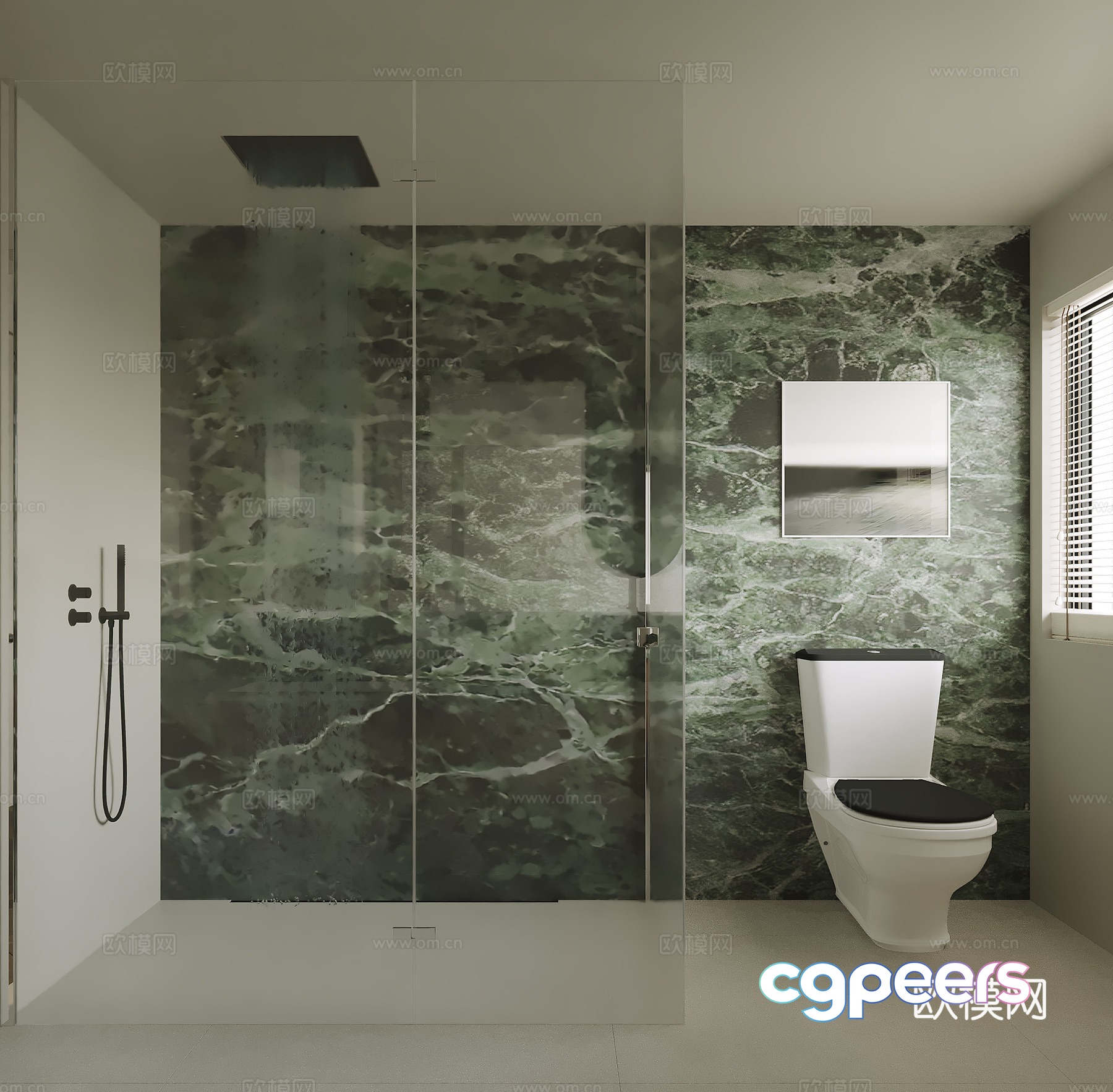 Modern bathroom 3d model Modern bathroom 3d model
