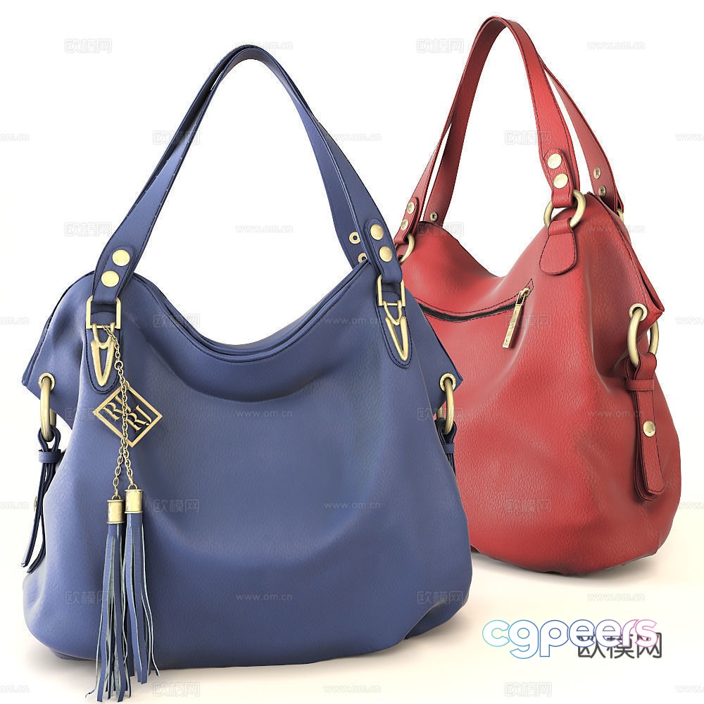 Leather bag 3d model Leather bag 3d model